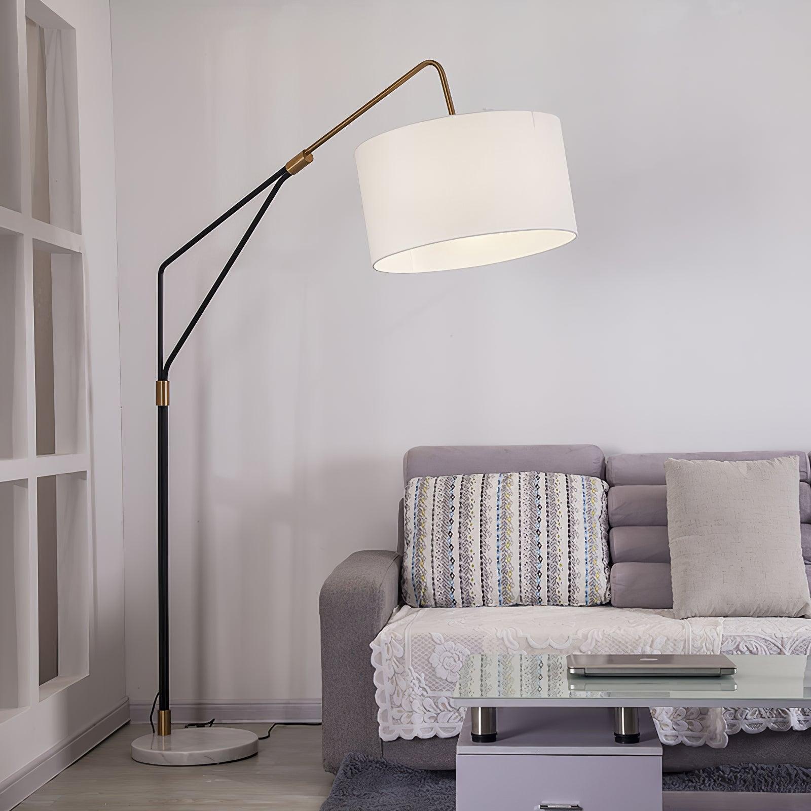 Herman Minimalist Marble Floor Lamp - Letslighting