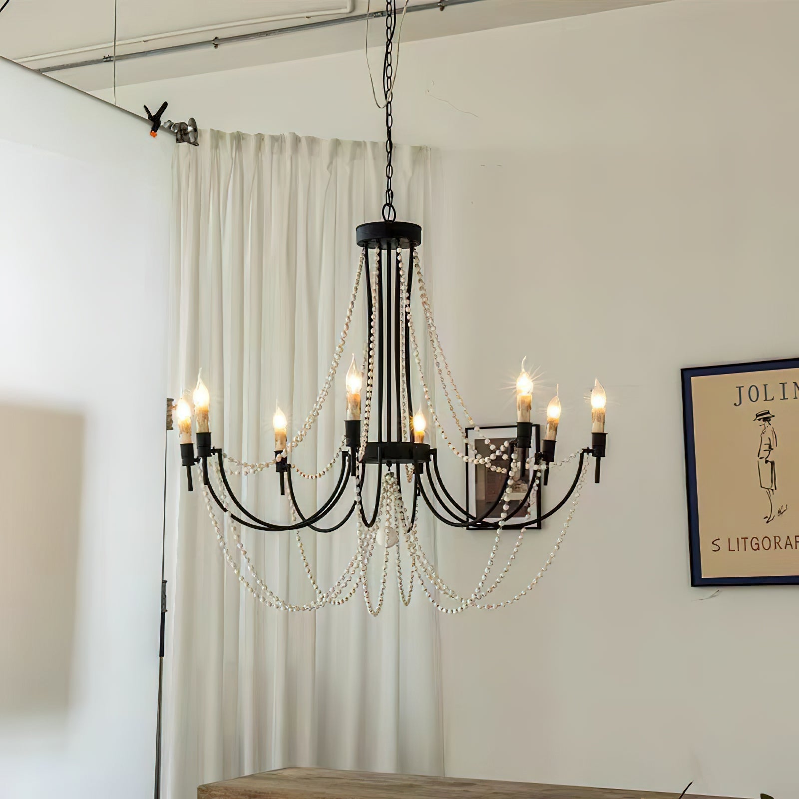 Nyraeyra Vintage Industrial Percy Chandelier - Letslighting