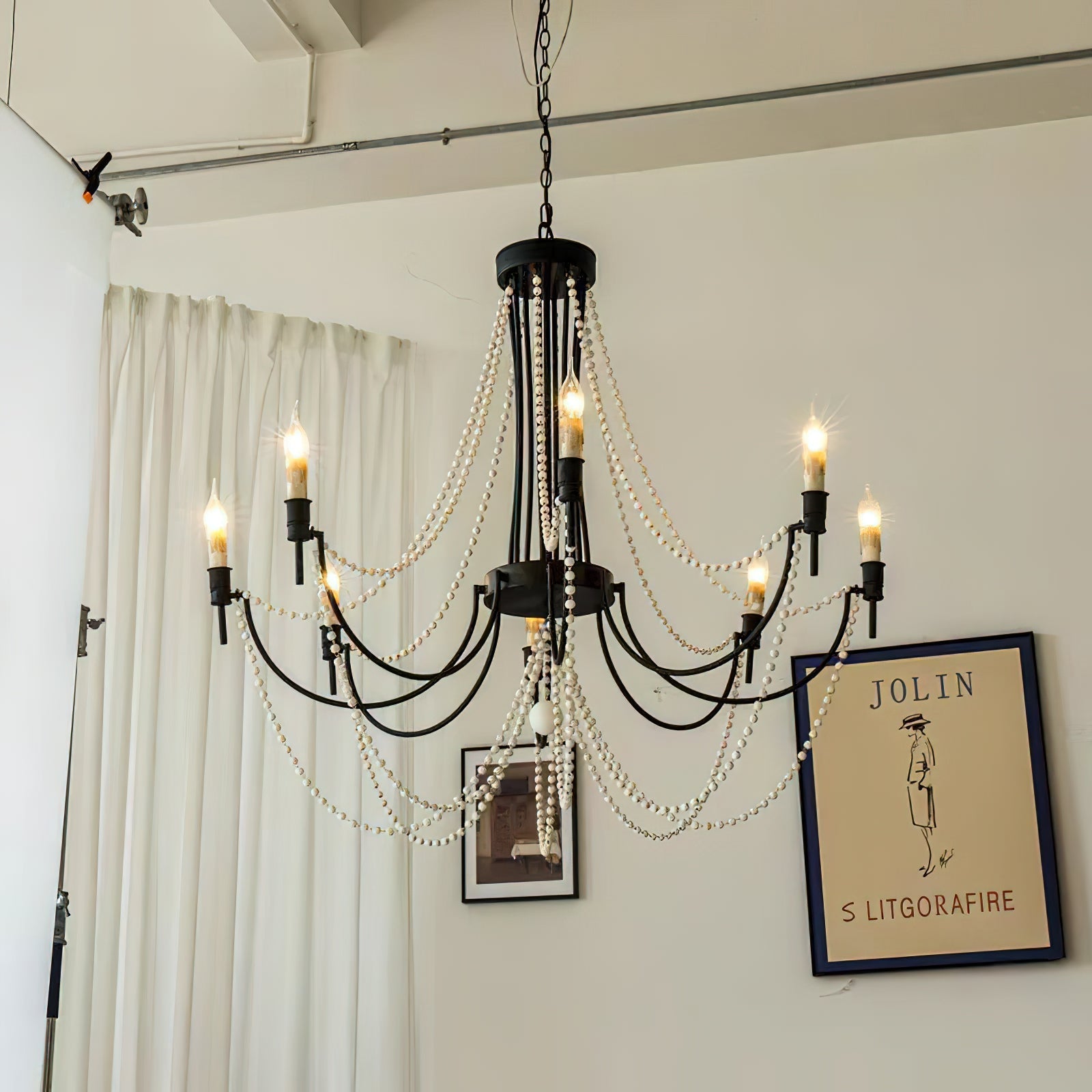 Nyraeyra Vintage Industrial Percy Chandelier - Letslighting