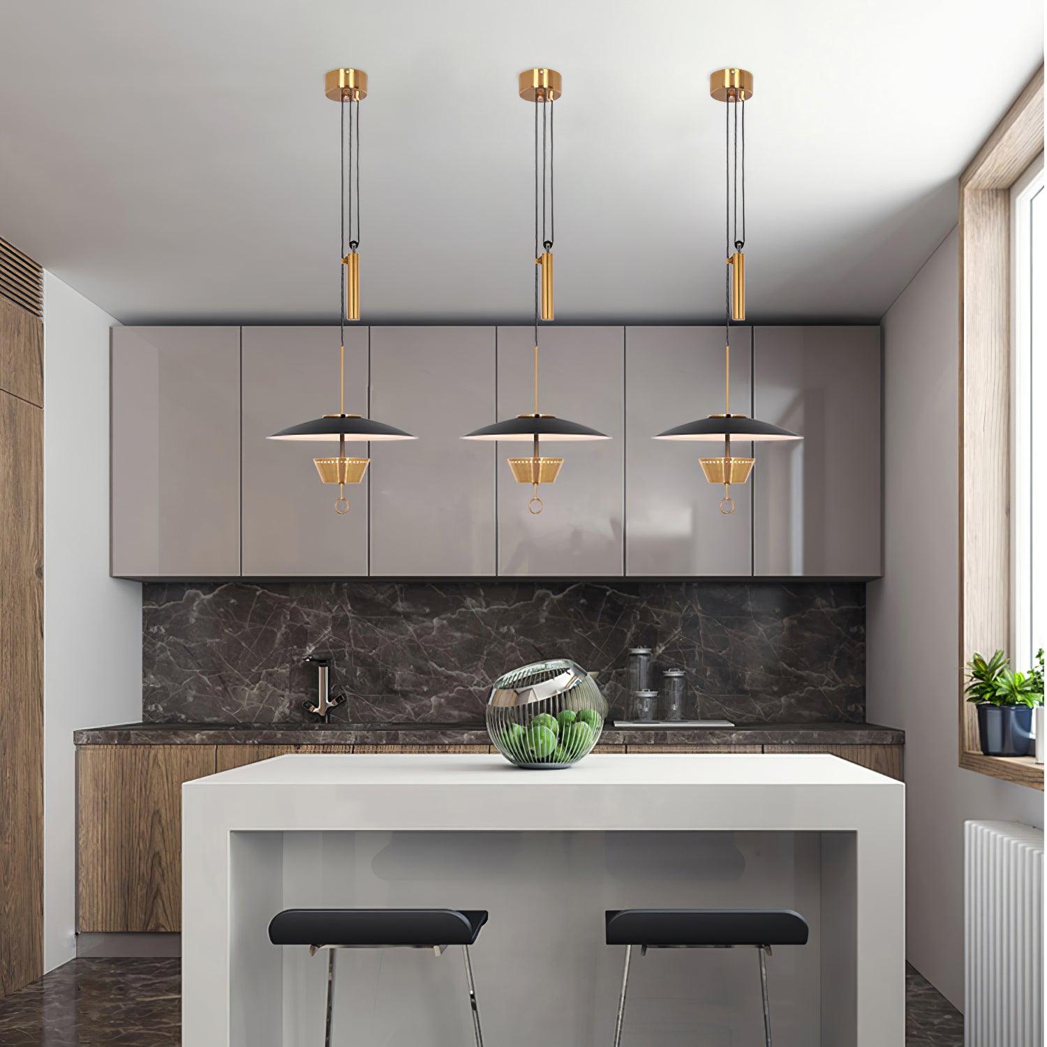Lustra Chandelier Retro Brass - Letslighting