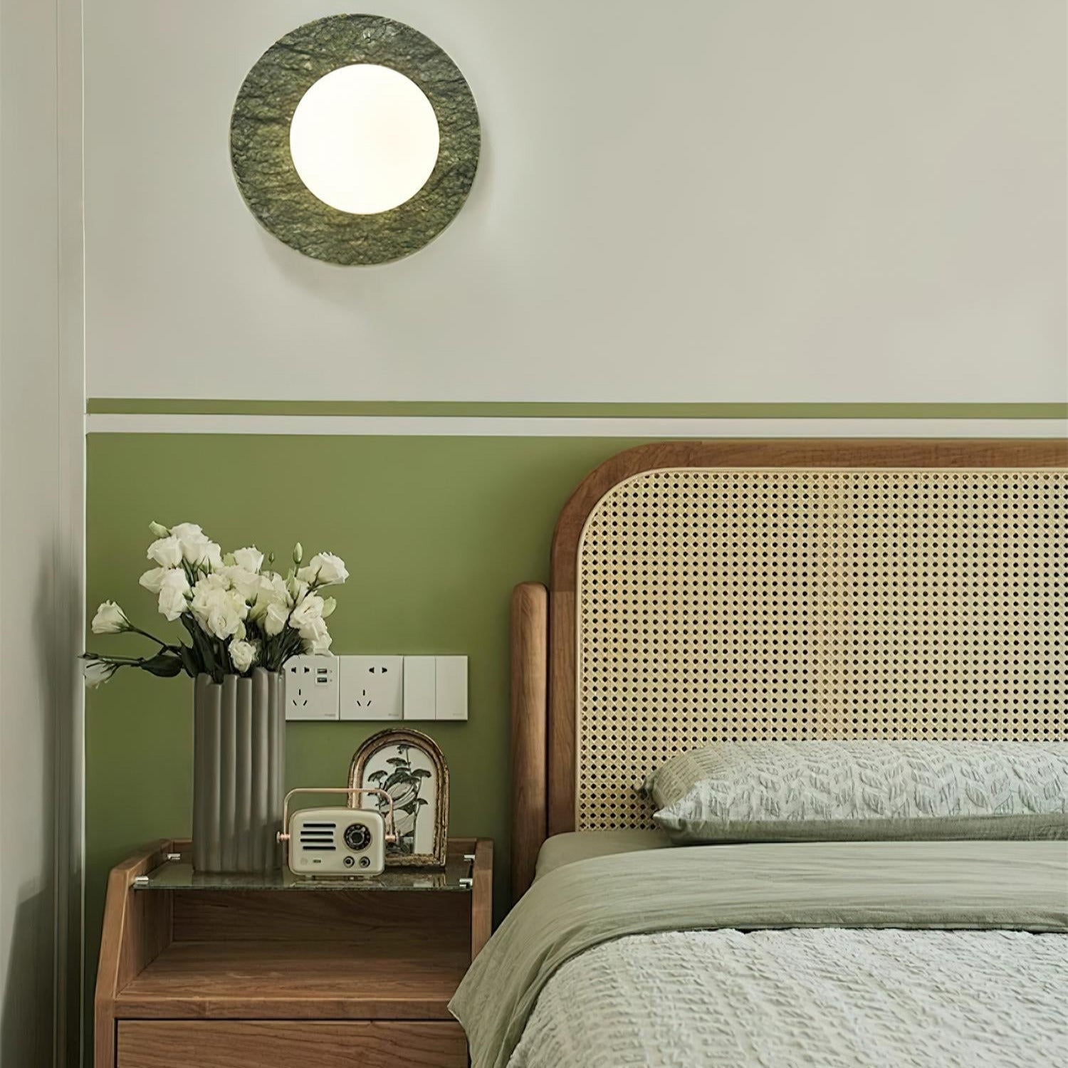 Avi Minimalist Globe Marble Wall Lamp - Letslighting