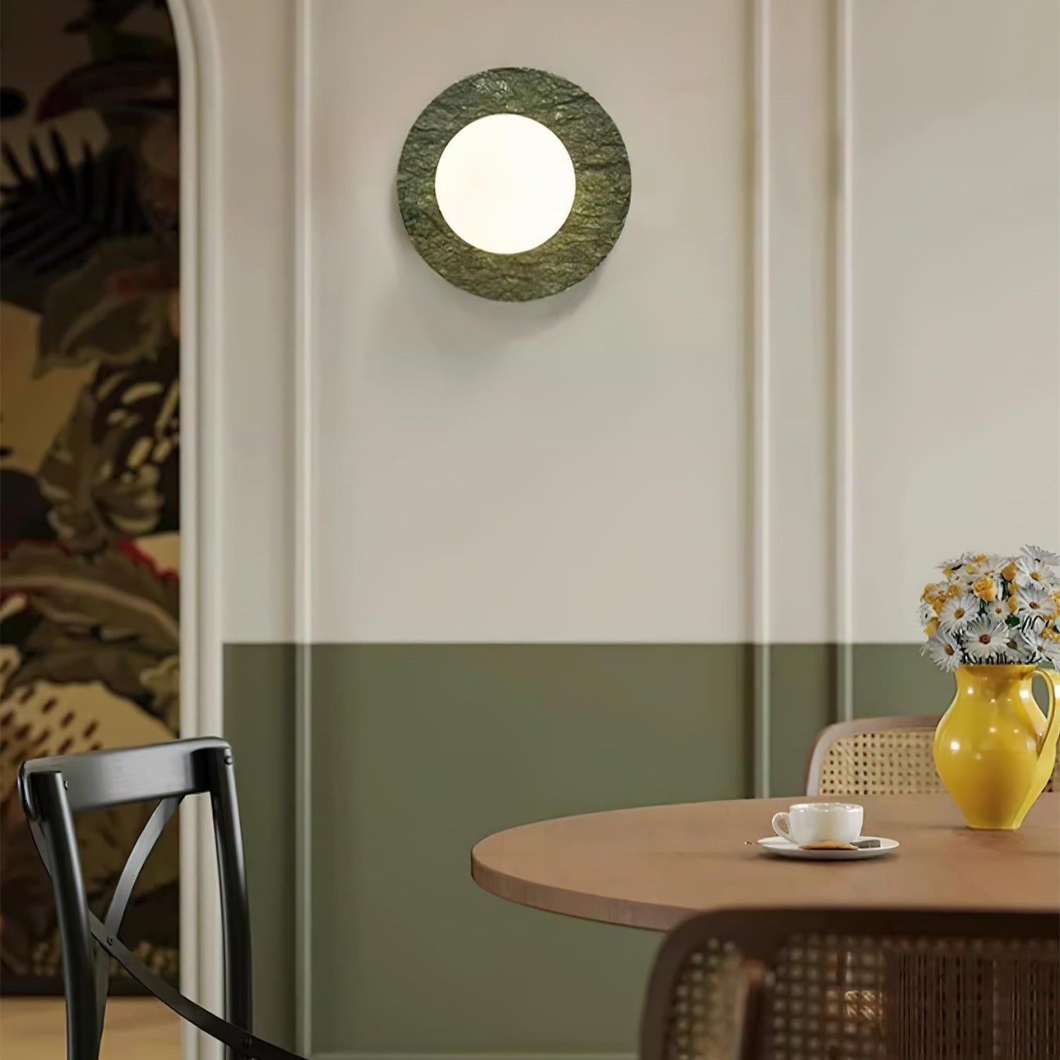 Avi Minimalist Globe Marble Wall Lamp - Letslighting