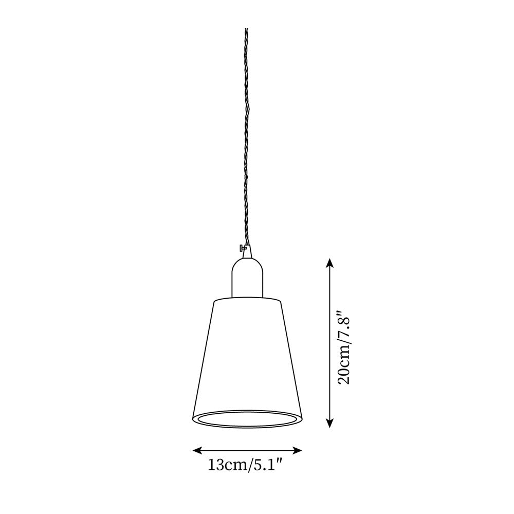 Wood Pendant Lamp Assorted Shapes in Solid Wood and Brass - Letslighting