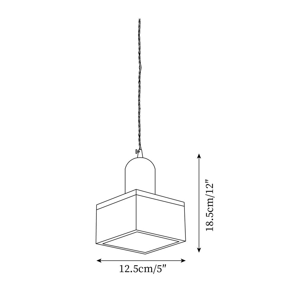 Wood Pendant Lamp Assorted Shapes in Solid Wood and Brass - Letslighting