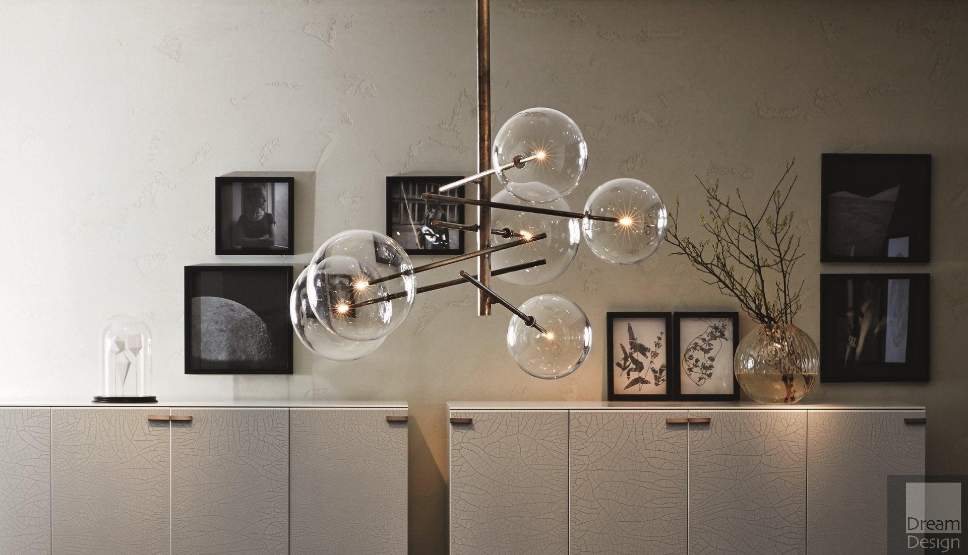 Lustra Chandelier LED Clear Crystal - Letslighting