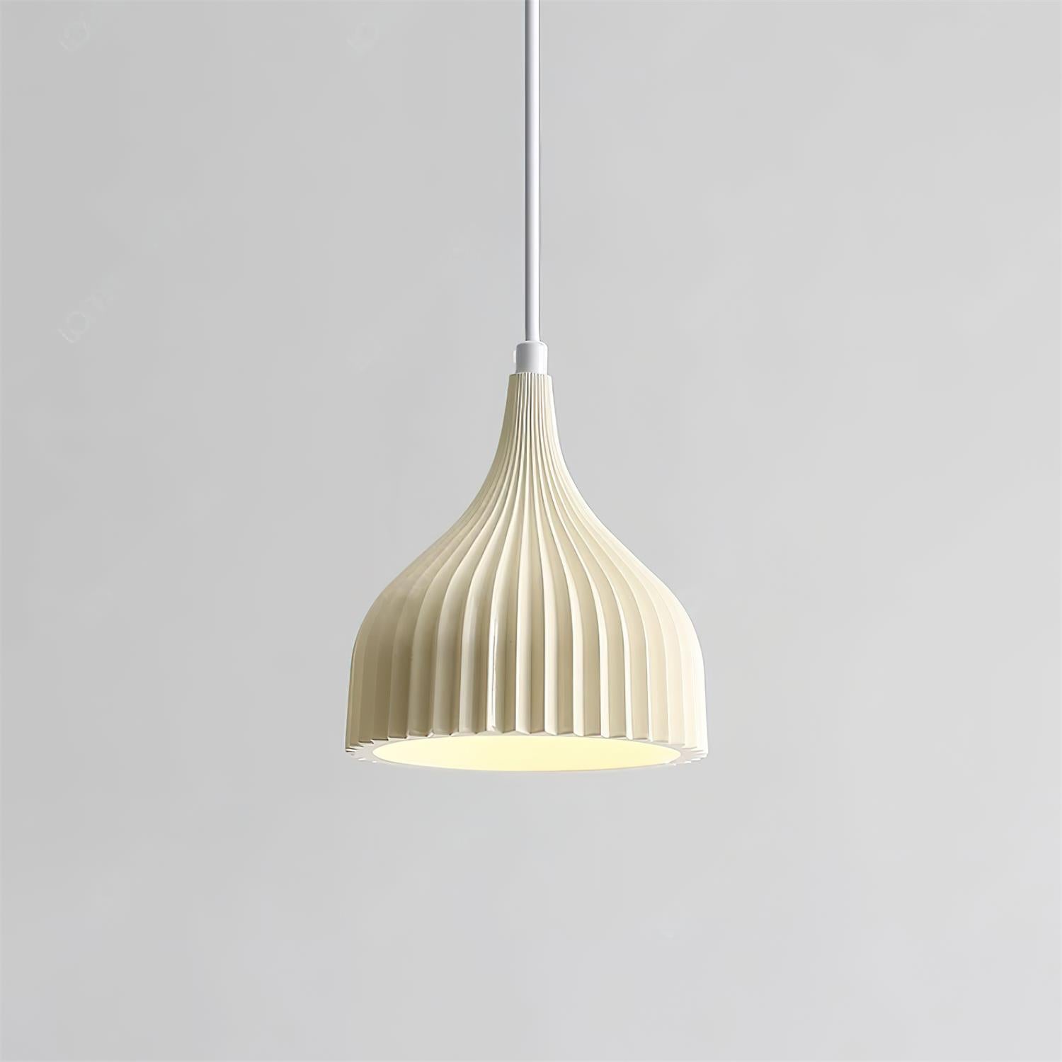 Garay Pendant Lamp Pleated Curved Minimalist - Letslighting