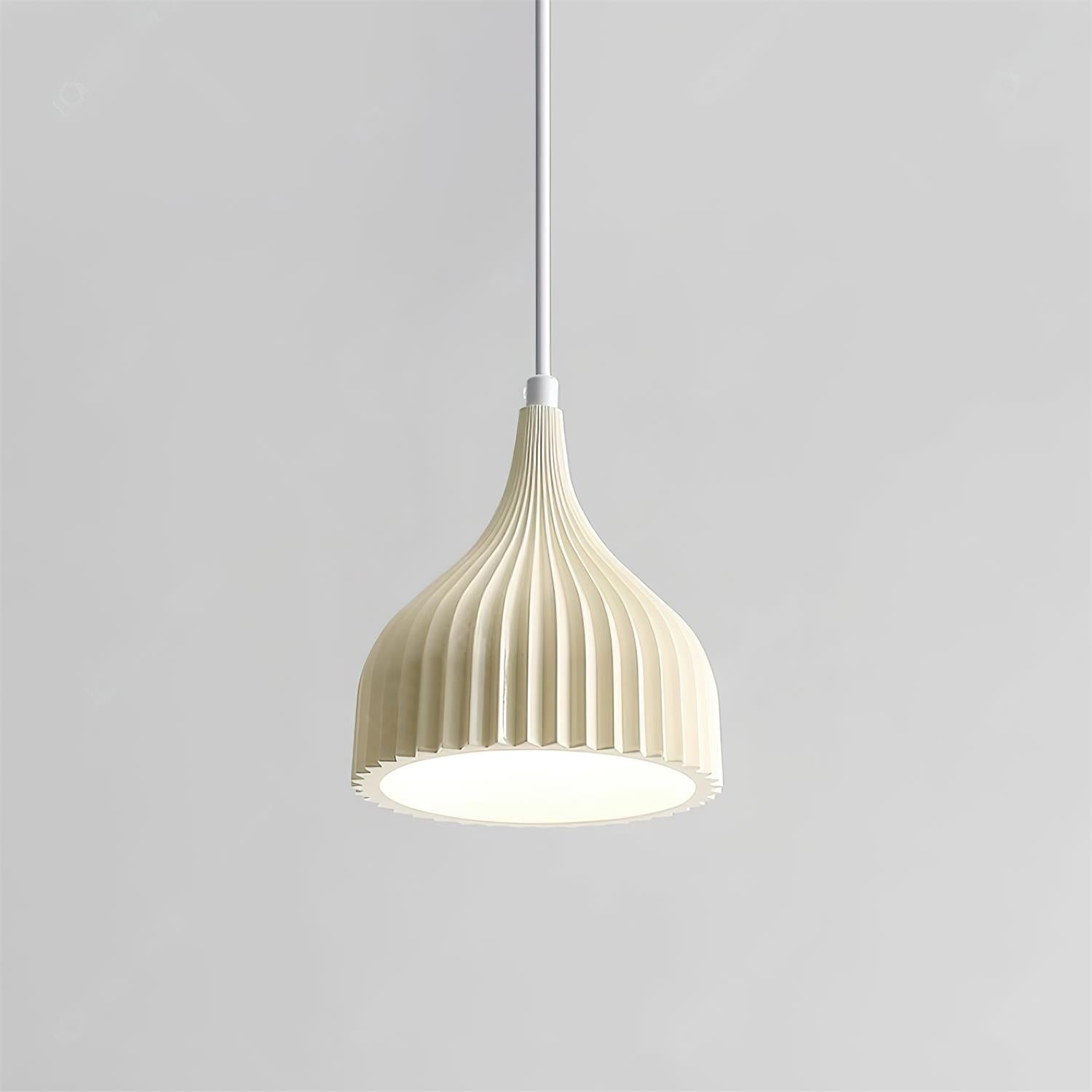 Garay Pendant Lamp Pleated Curved Minimalist - Letslighting