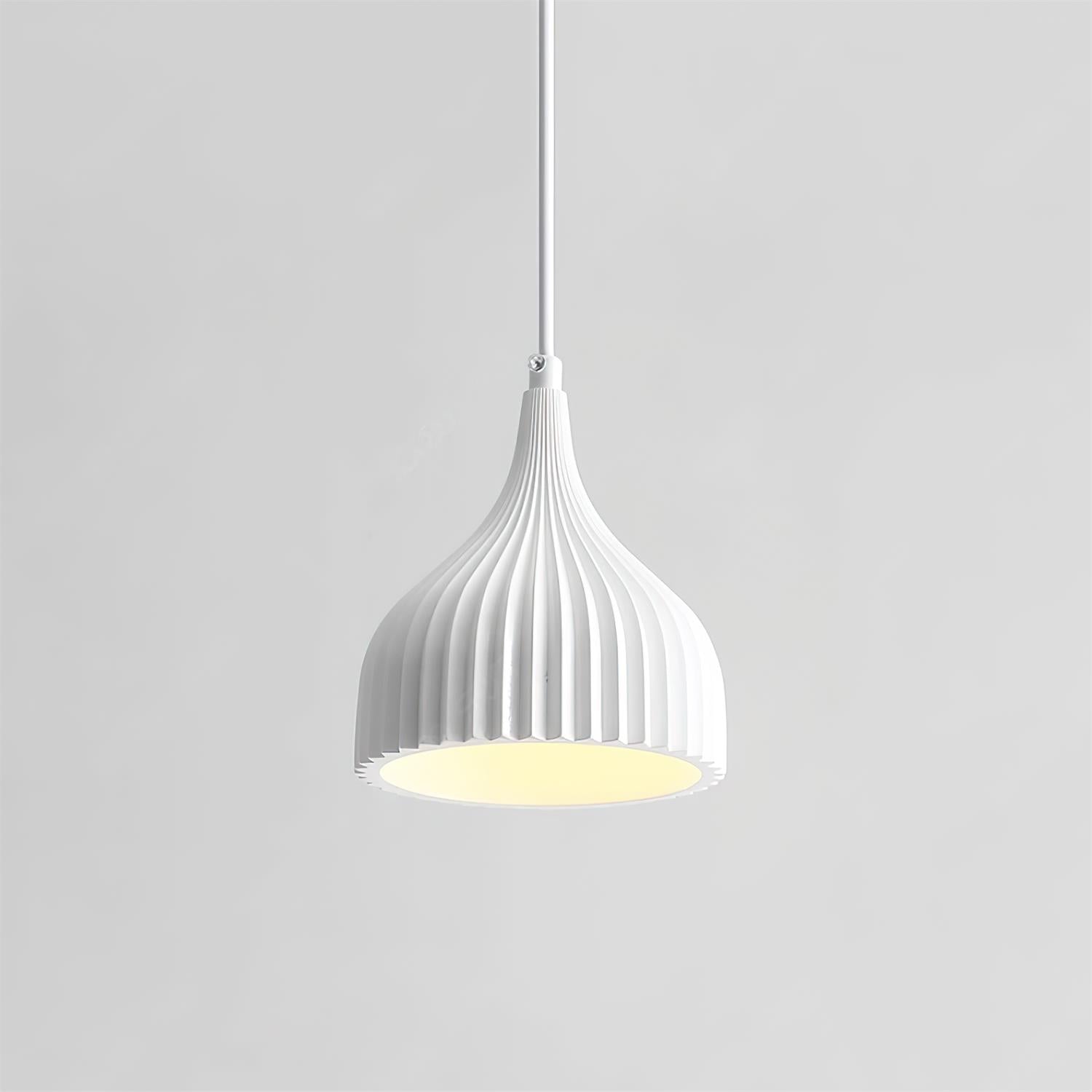 Garay Pendant Lamp Pleated Curved Minimalist - Letslighting