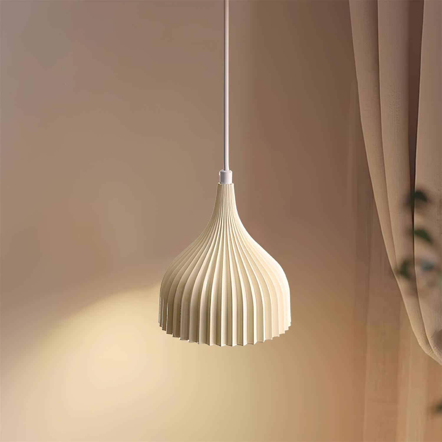 Garay Pendant Lamp Pleated Curved Minimalist - Letslighting