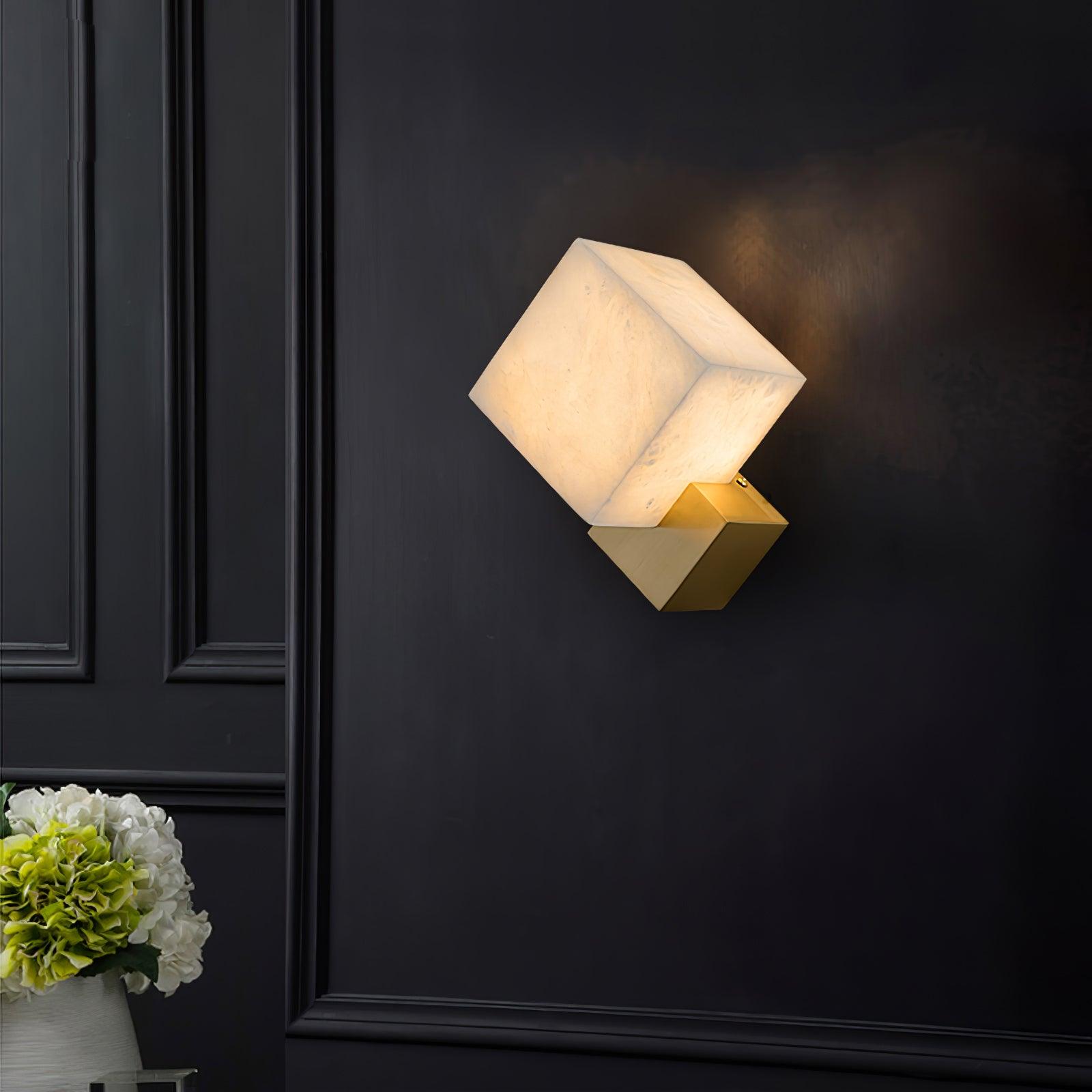 Arden Minimalist Alabaster Wall Light - Letslighting