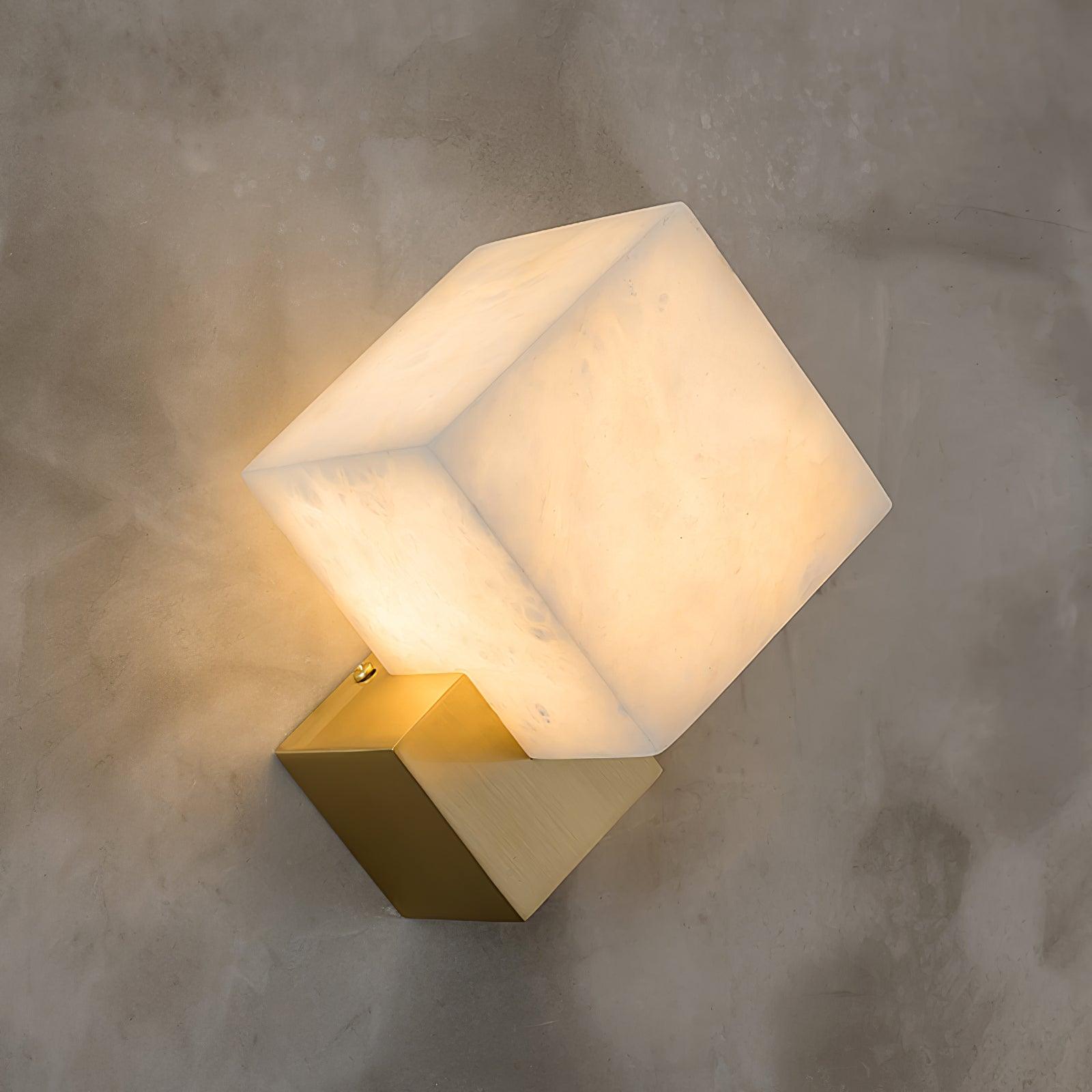 Arden Minimalist Alabaster Wall Light - Letslighting