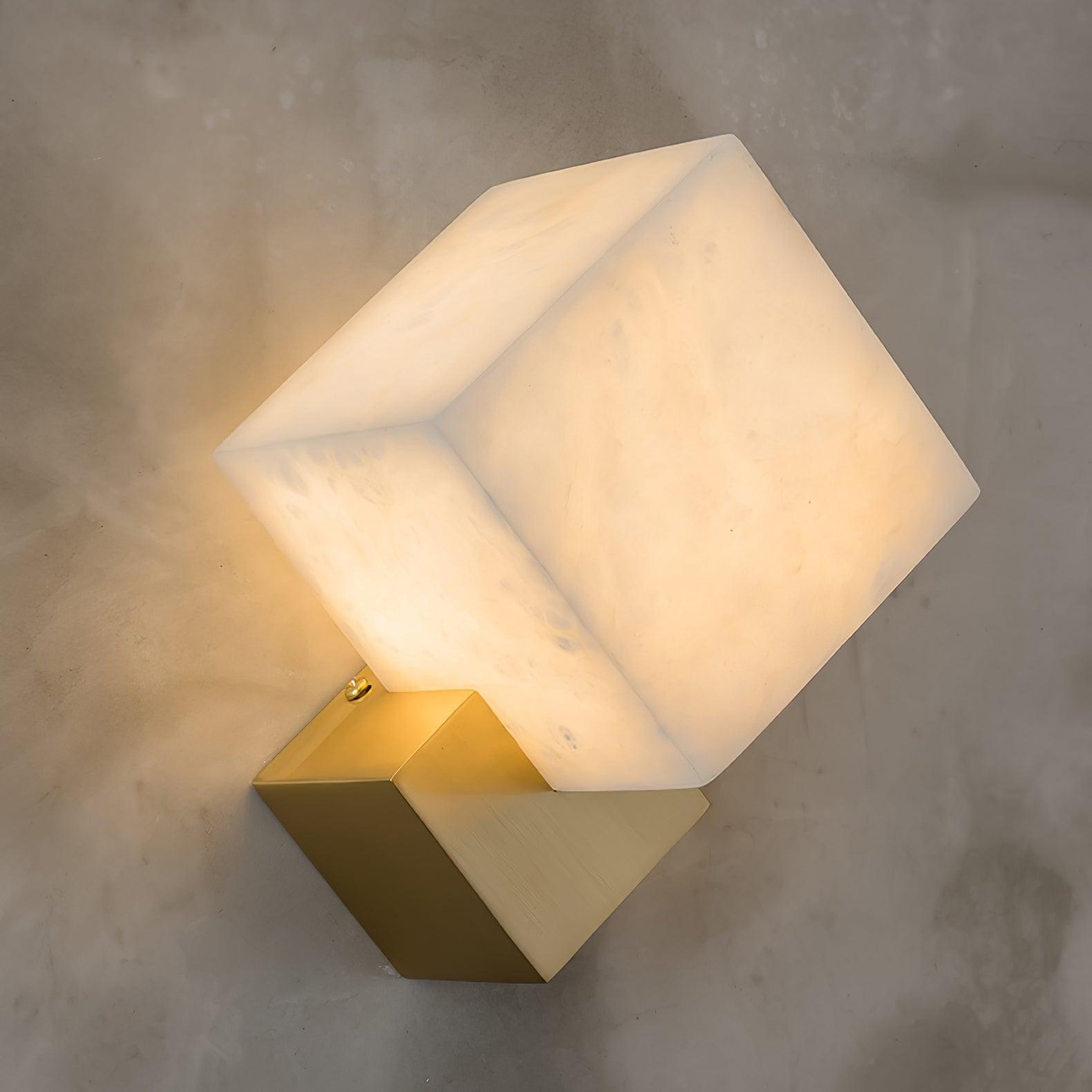 Arden Minimalist Alabaster Wall Light - Letslighting