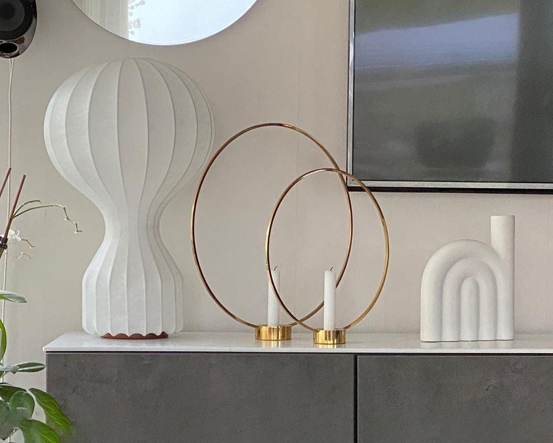 Pulsice Steel Sculptural Table Lamp - Letslighting