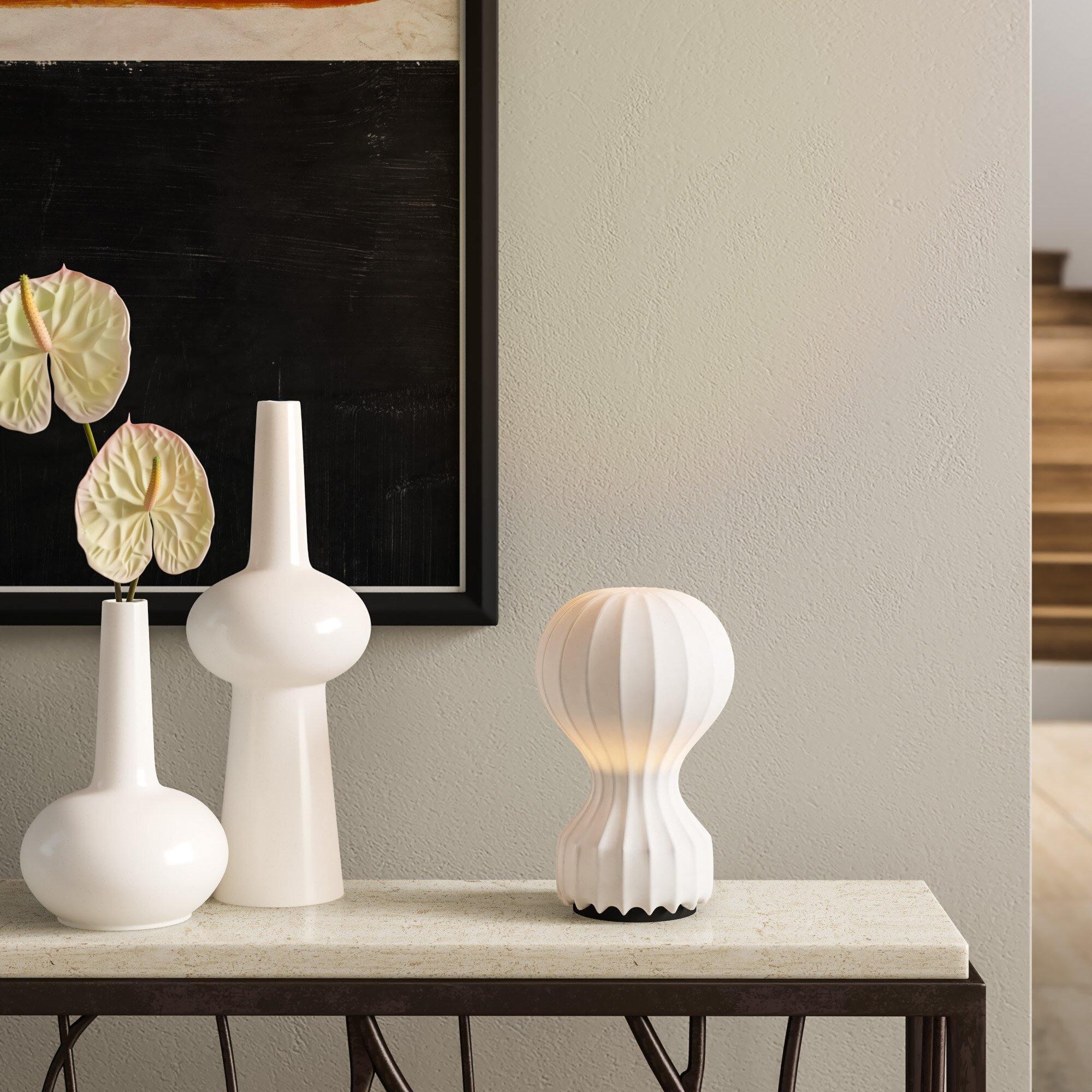 Pulsice Steel Sculptural Table Lamp - Letslighting