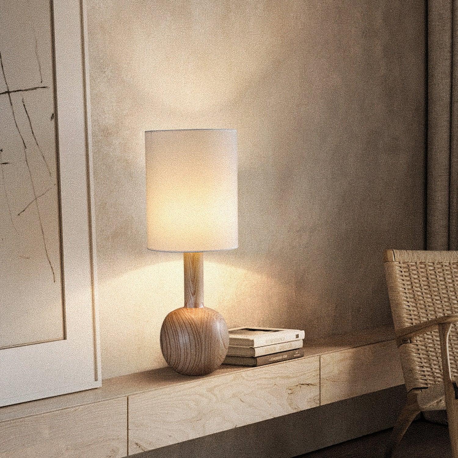 Ovave Wooden Rustic Table Lamp - Letslighting