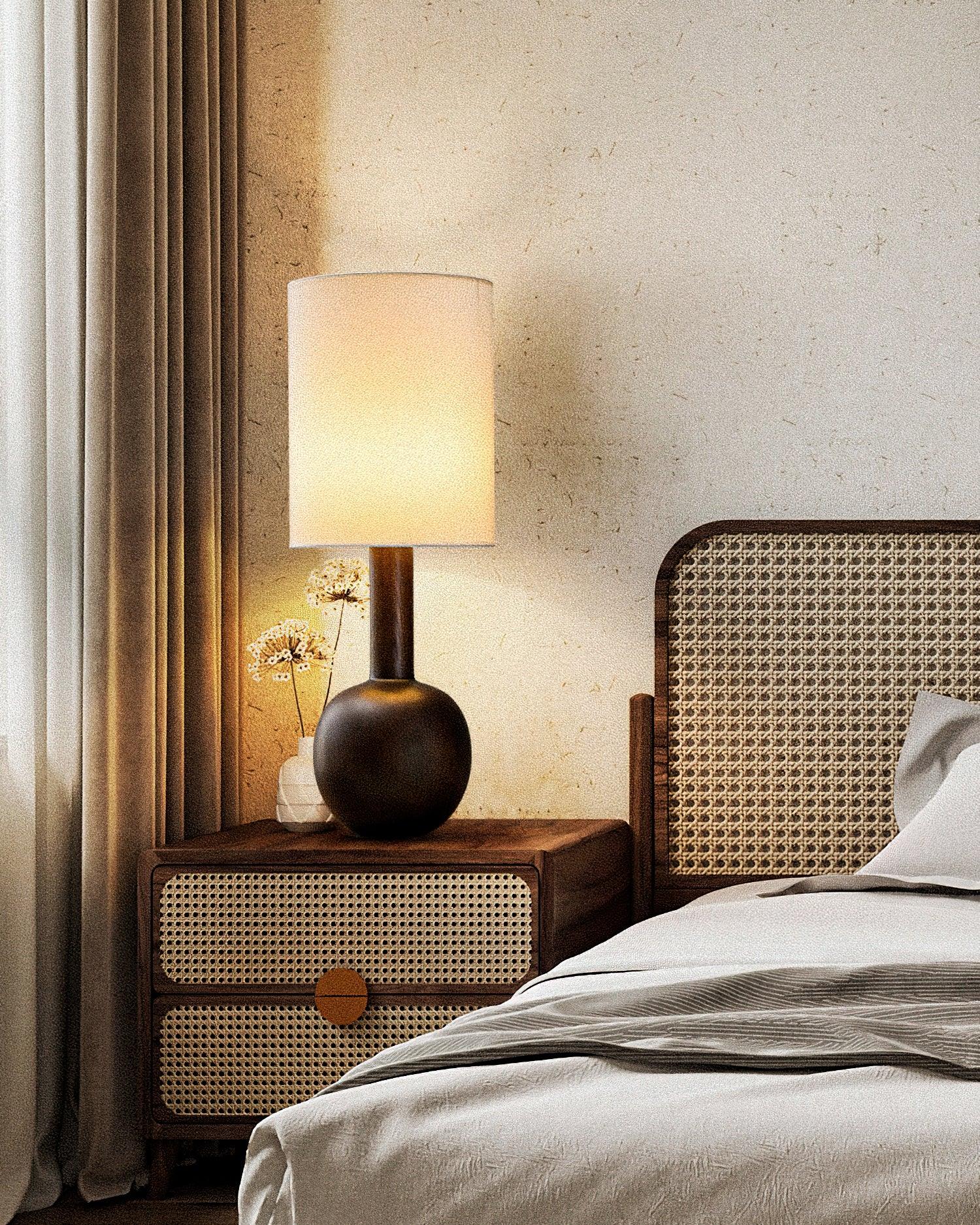 Ovave Wooden Rustic Table Lamp - Letslighting