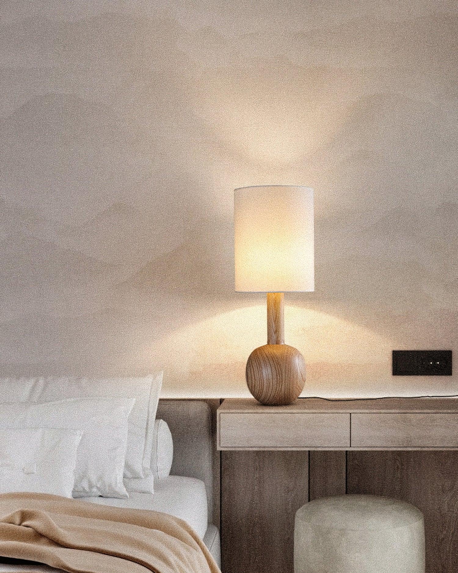 Ovave Wooden Rustic Table Lamp - Letslighting