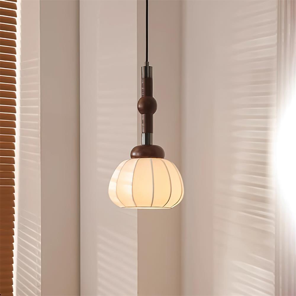 Gaya Pendant Lamp Silk Globe - Letslighting
