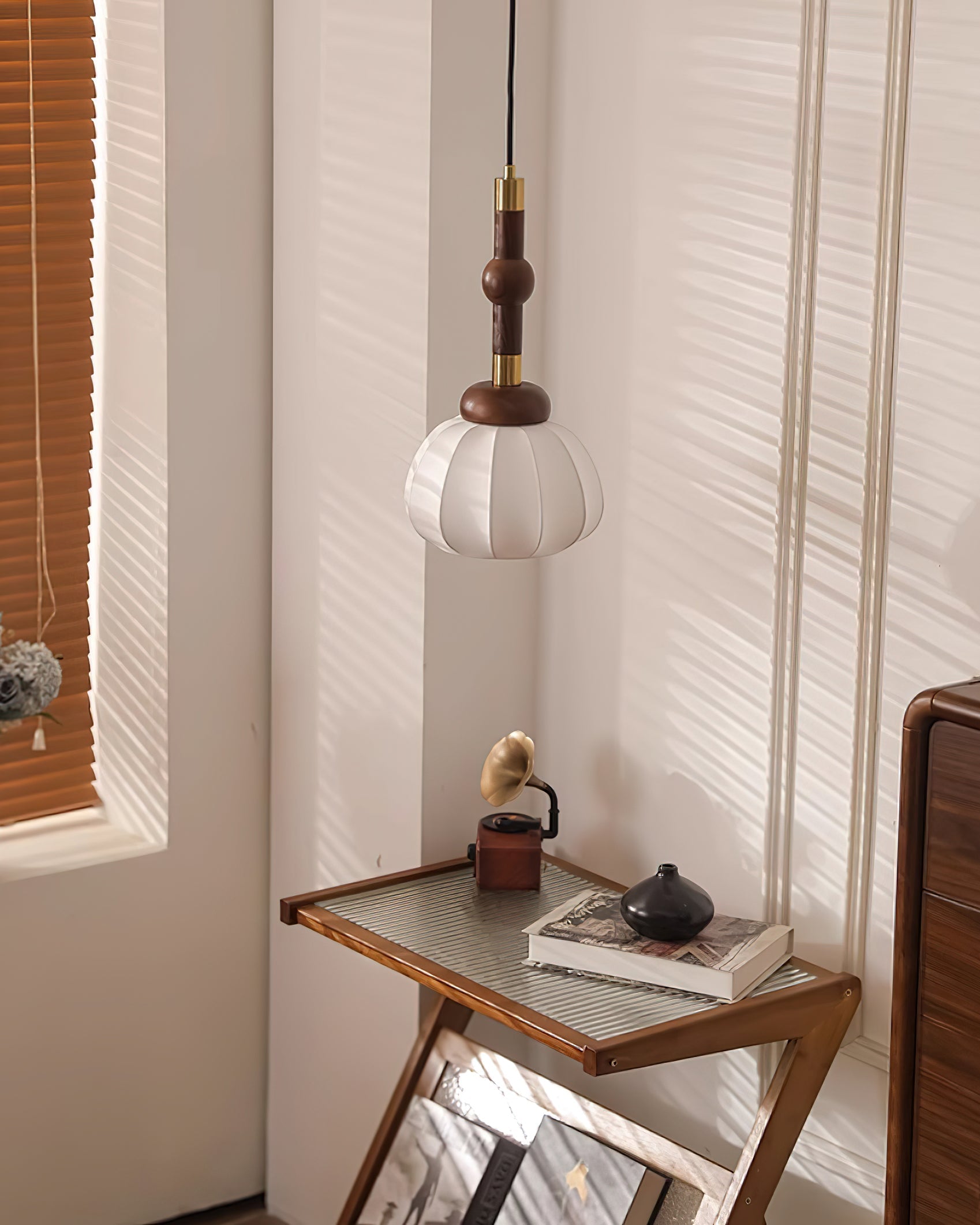 Gaya Pendant Lamp Silk Globe - Letslighting