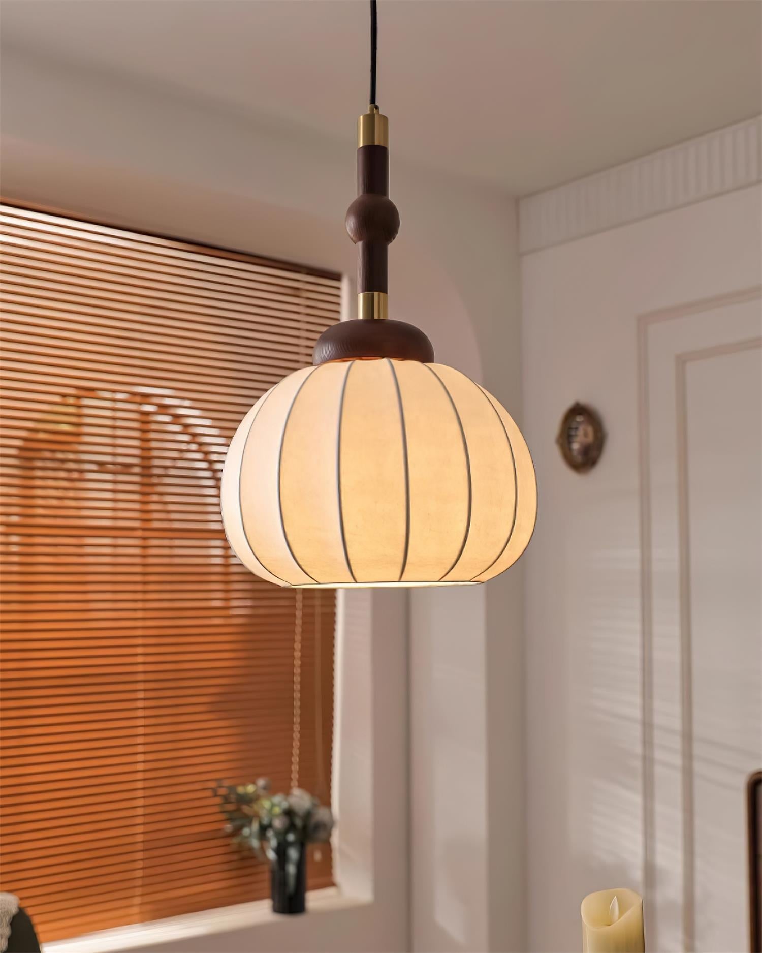 Gaya Pendant Lamp Silk Globe - Letslighting