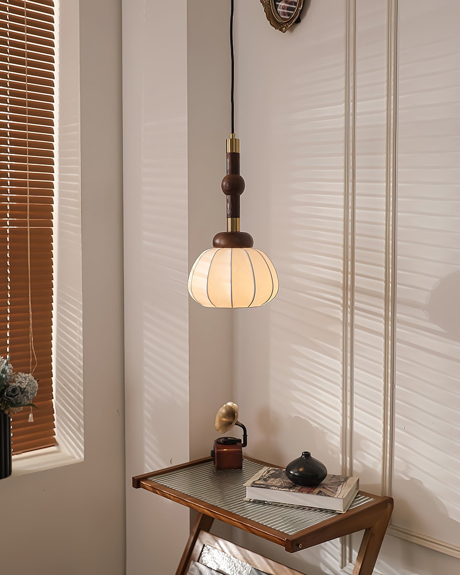 Gaya Pendant Lamp Silk Globe - Letslighting