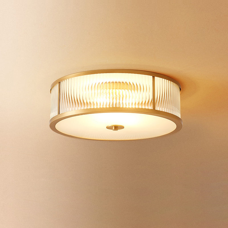 Avvynila Modern Minimalist Brass Glass CeIling Lamp - Letslighting