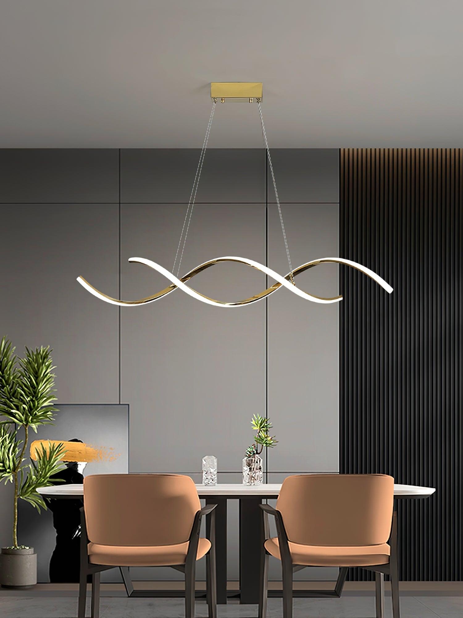 Wavora Gentle Waves Pendant Light - Letslighting