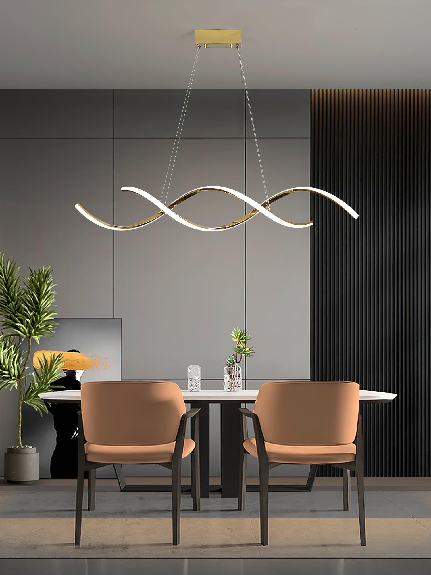 Wavora Gentle Waves Pendant Light - Letslighting