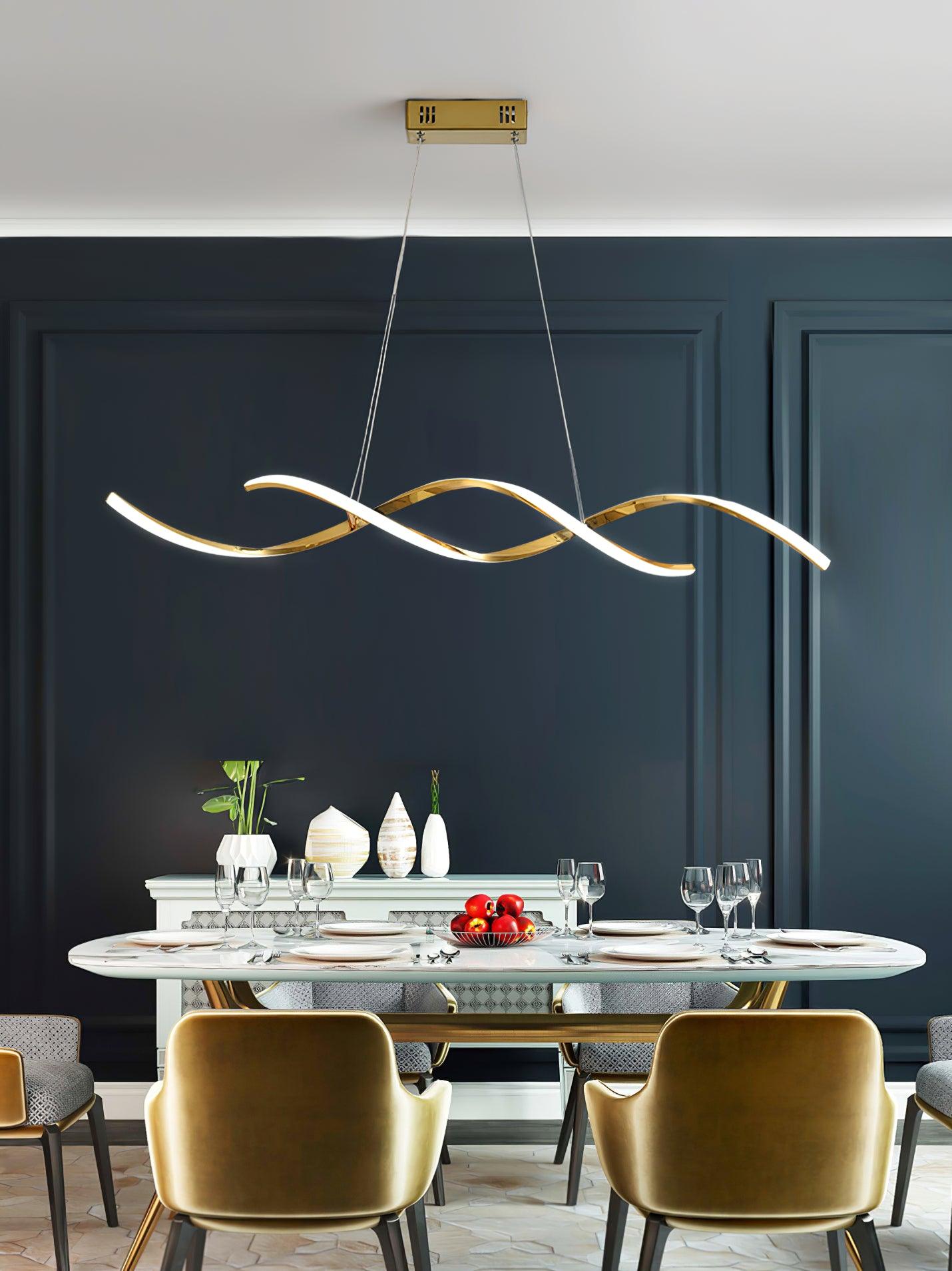 Wavora Gentle Waves Pendant Light - Letslighting