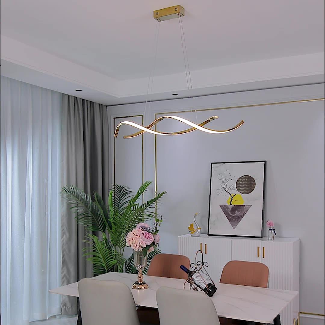 Wavora Gentle Waves Pendant Light - Letslighting