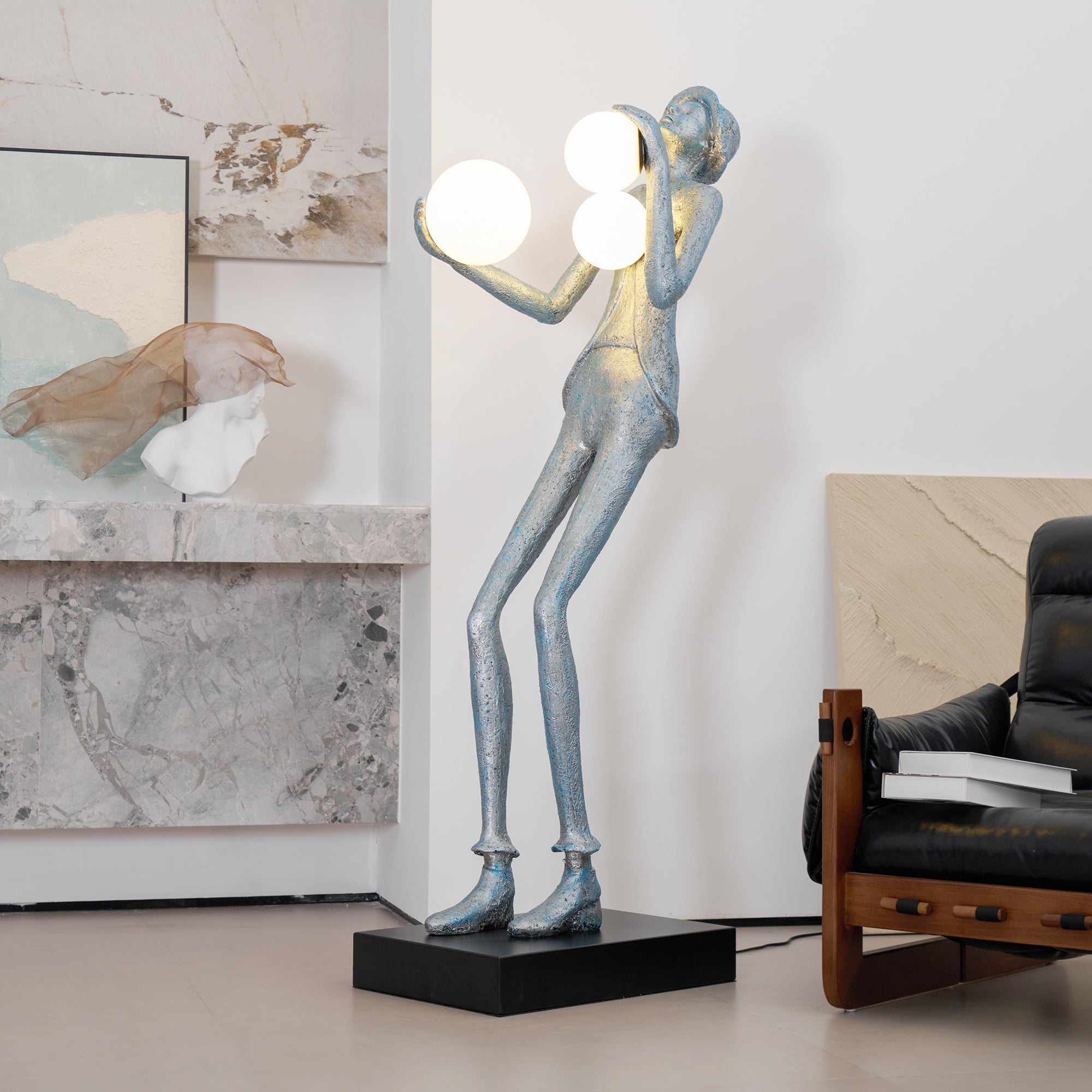 Evlirir Artistic Bronze Floor Lamp - Letslighting