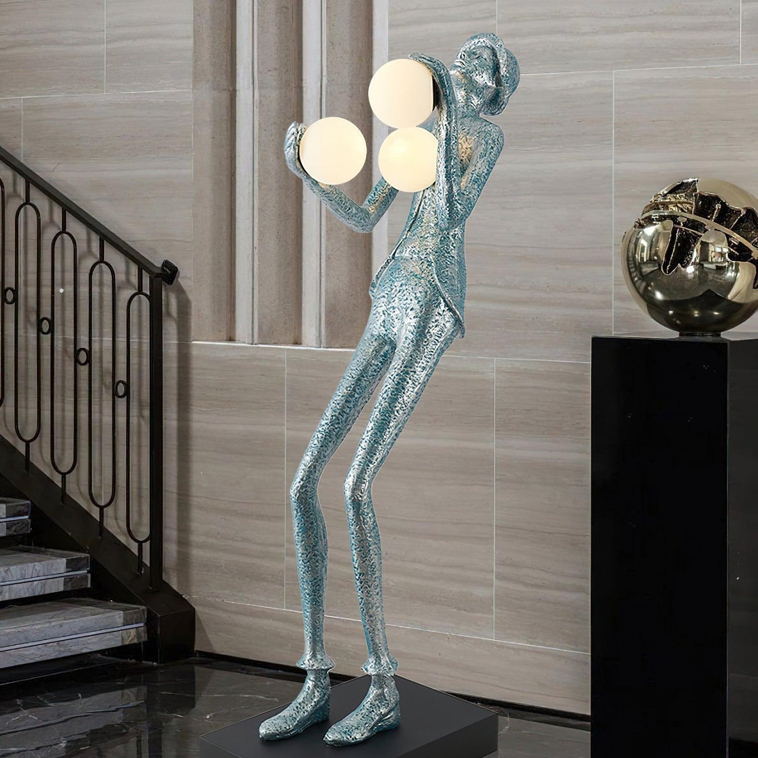 Evlirir Artistic Bronze Floor Lamp - Letslighting
