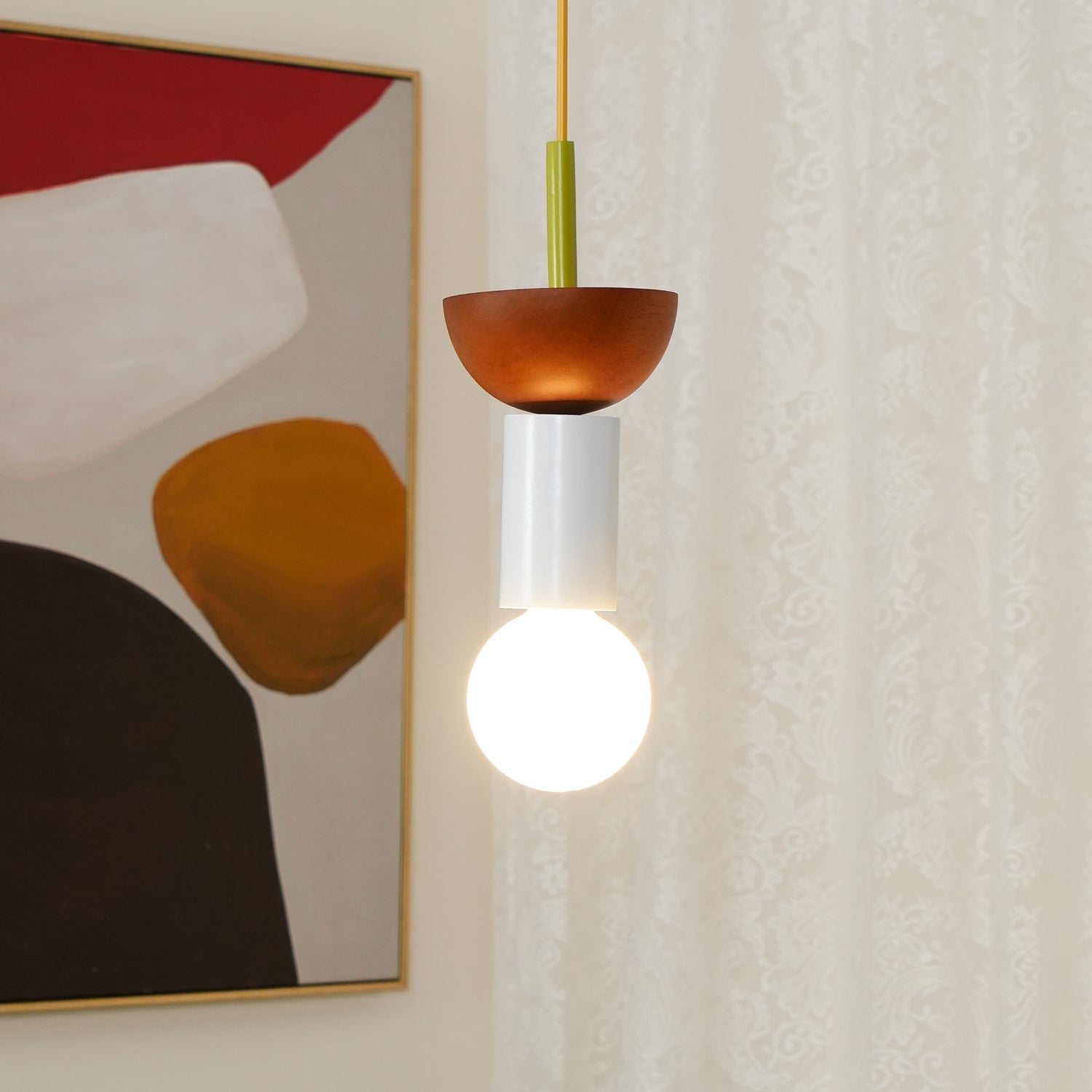 Elena Modern Wood Pendant Light - Letslighting
