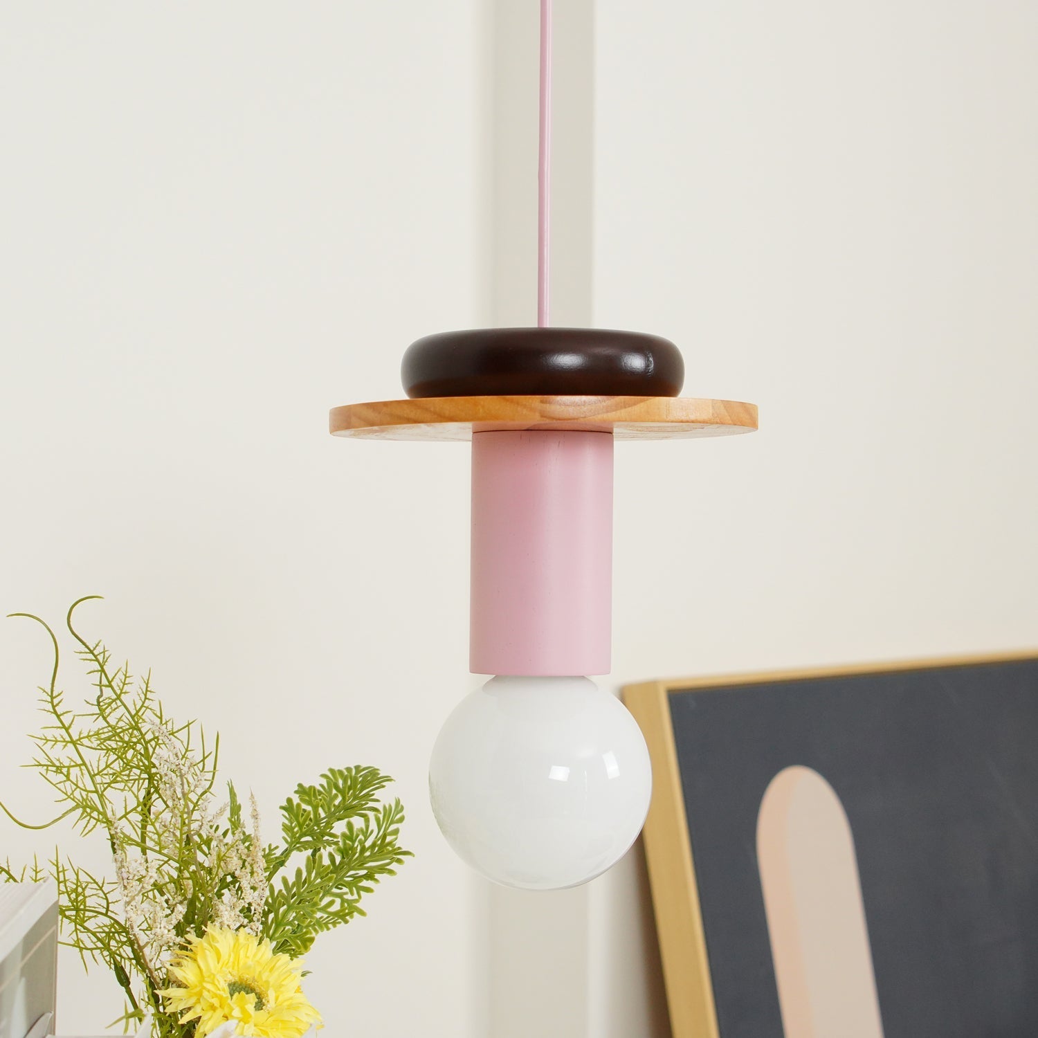Elena Modern Wood Pendant Light - Letslighting