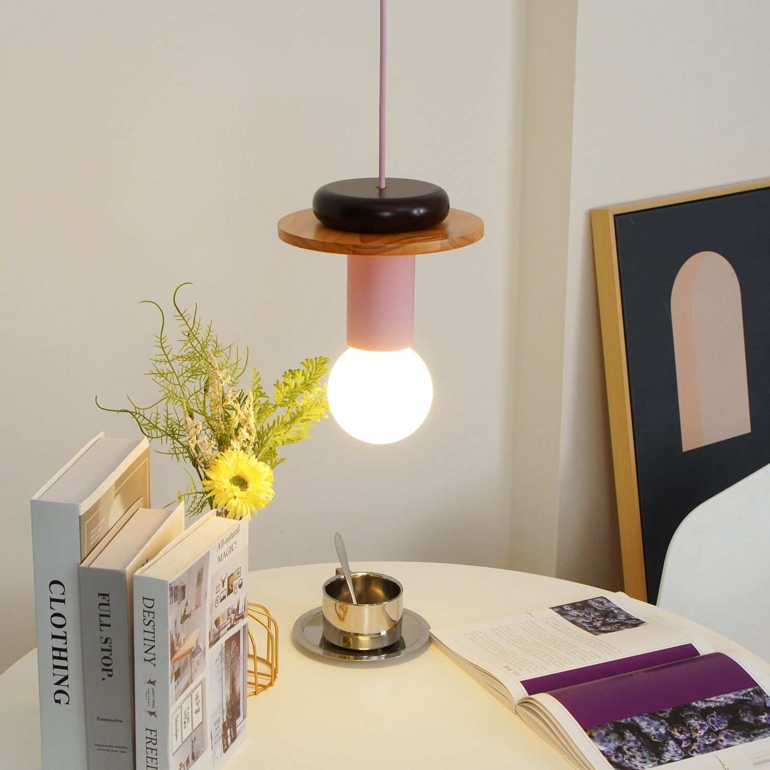 Elena Modern Wood Pendant Light - Letslighting
