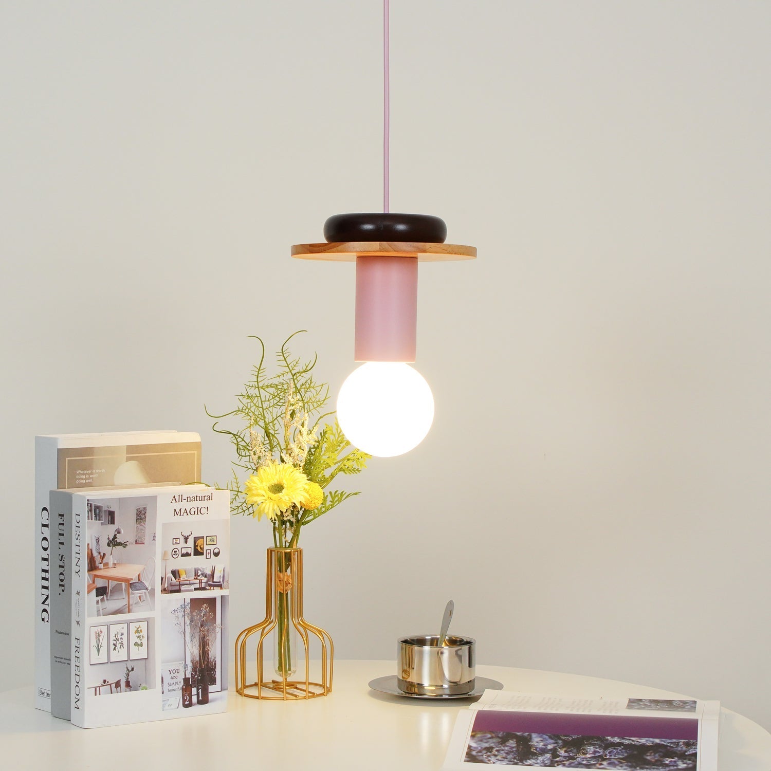 Elena Modern Wood Pendant Light - Letslighting