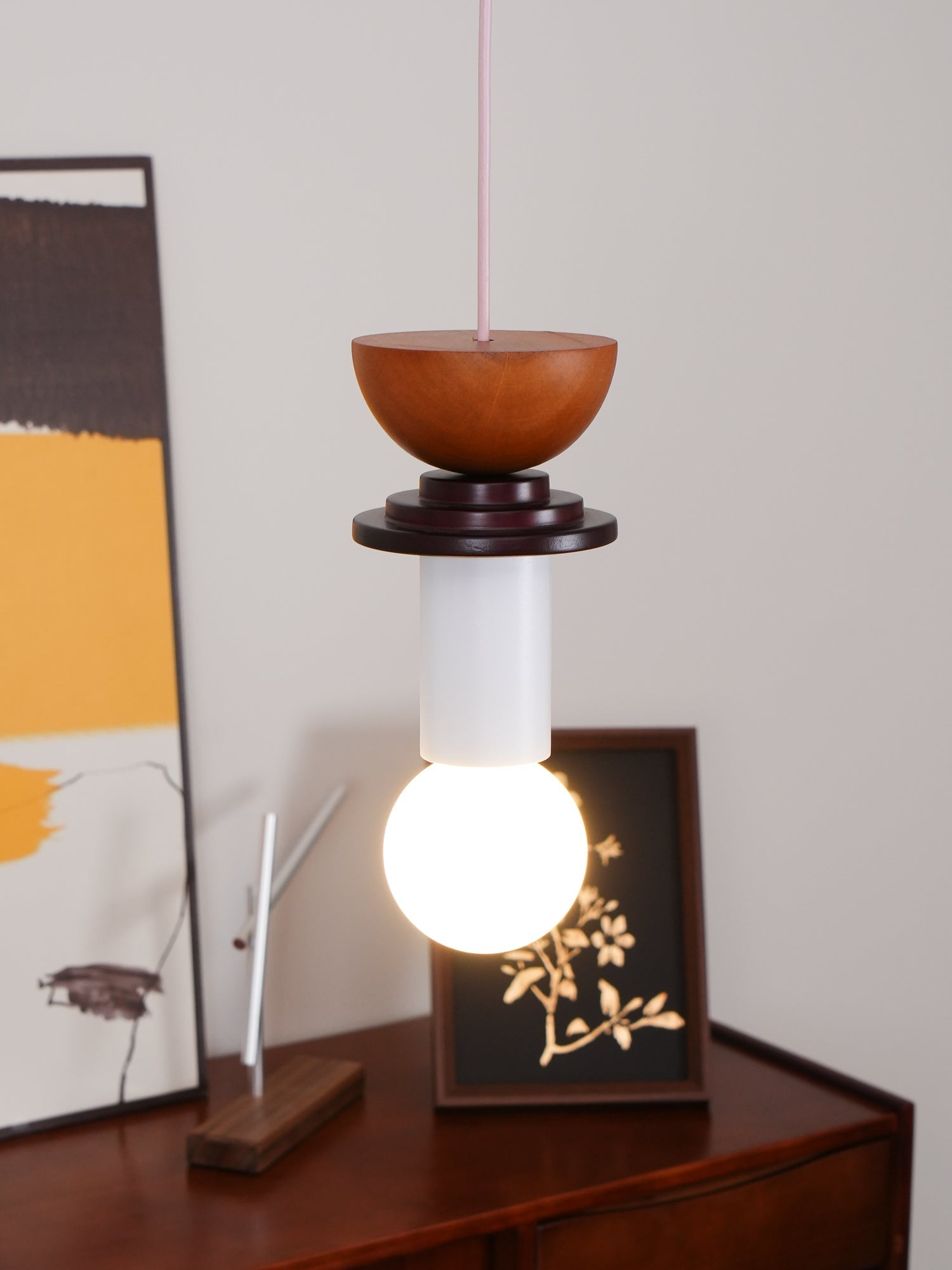 Elena Modern Wood Pendant Light - Letslighting