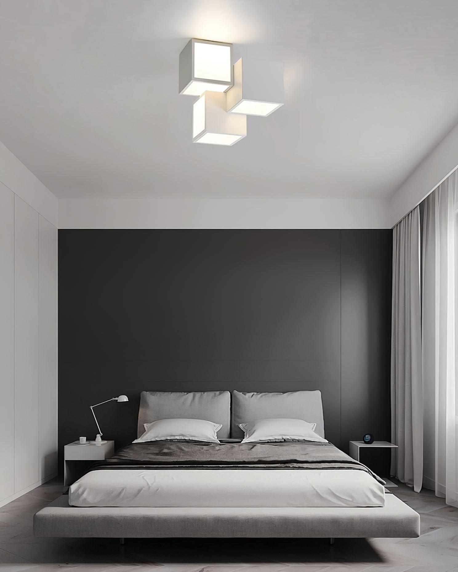 Evsilarae Modern Minimalist Geometric Ceiling Lamp - Letslighting