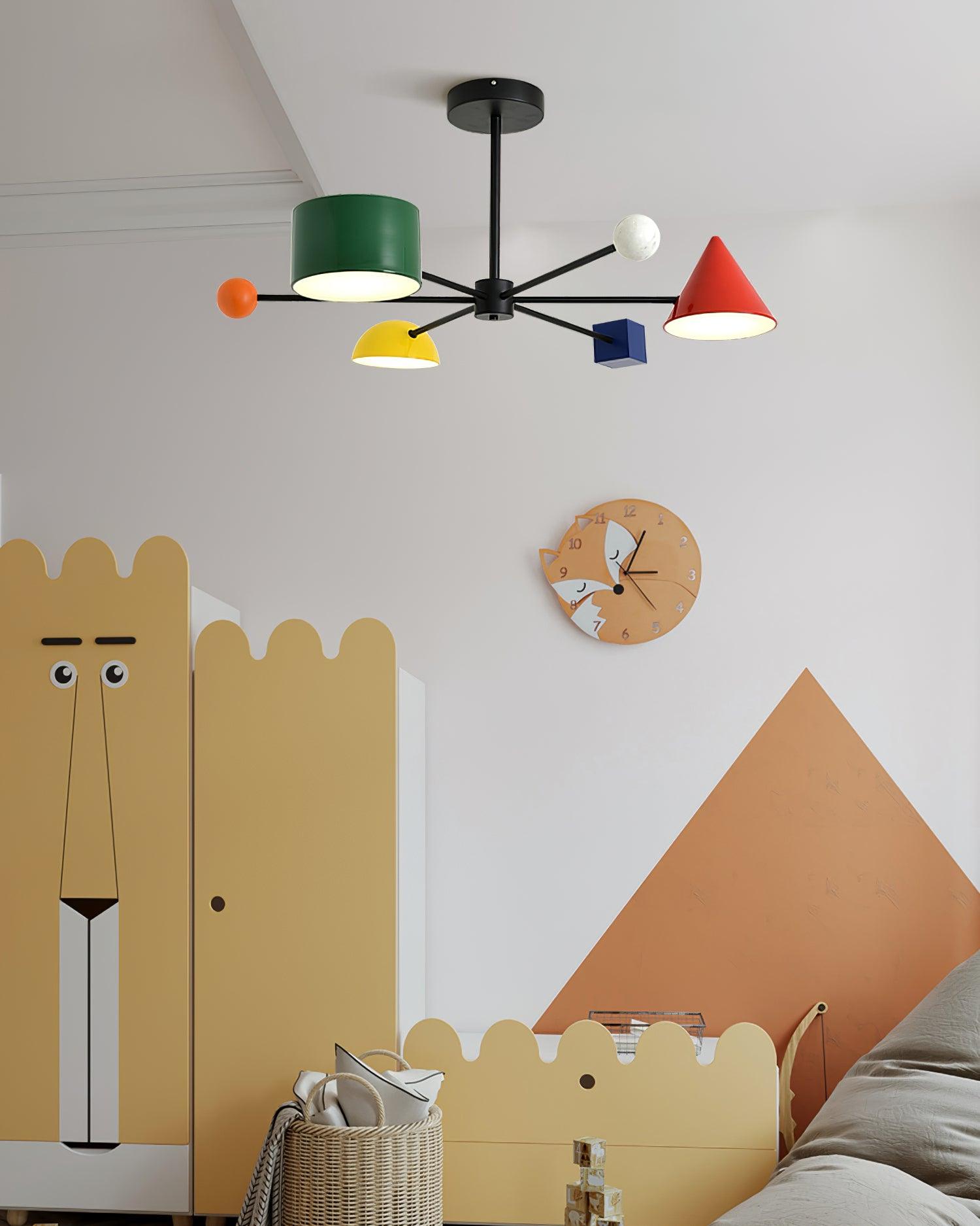 Geometry Play Series Colorful Ceiling Light - Letslighting