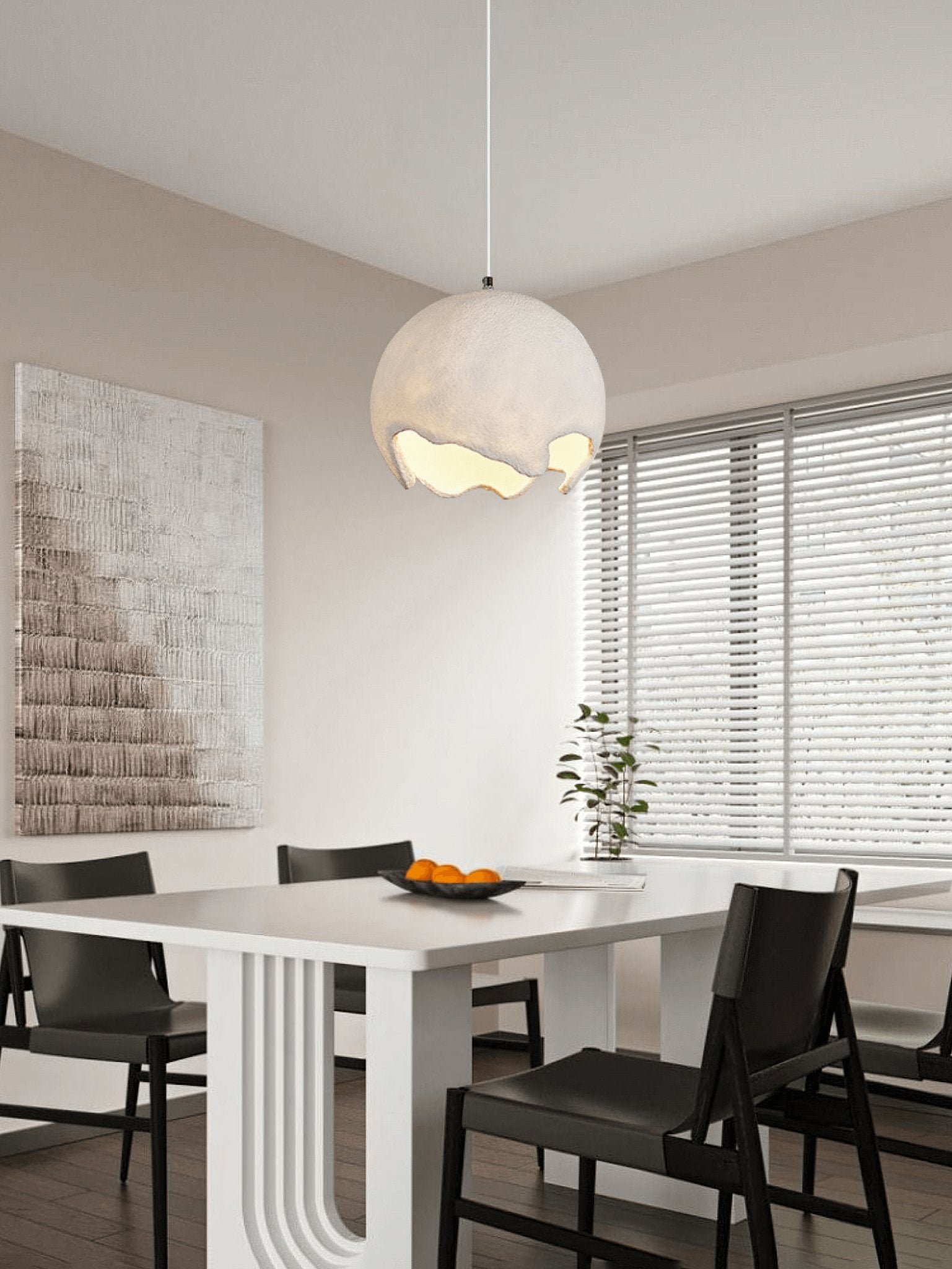 Patrick Wabi-Sabi Resin Pendant Light - Letslighting