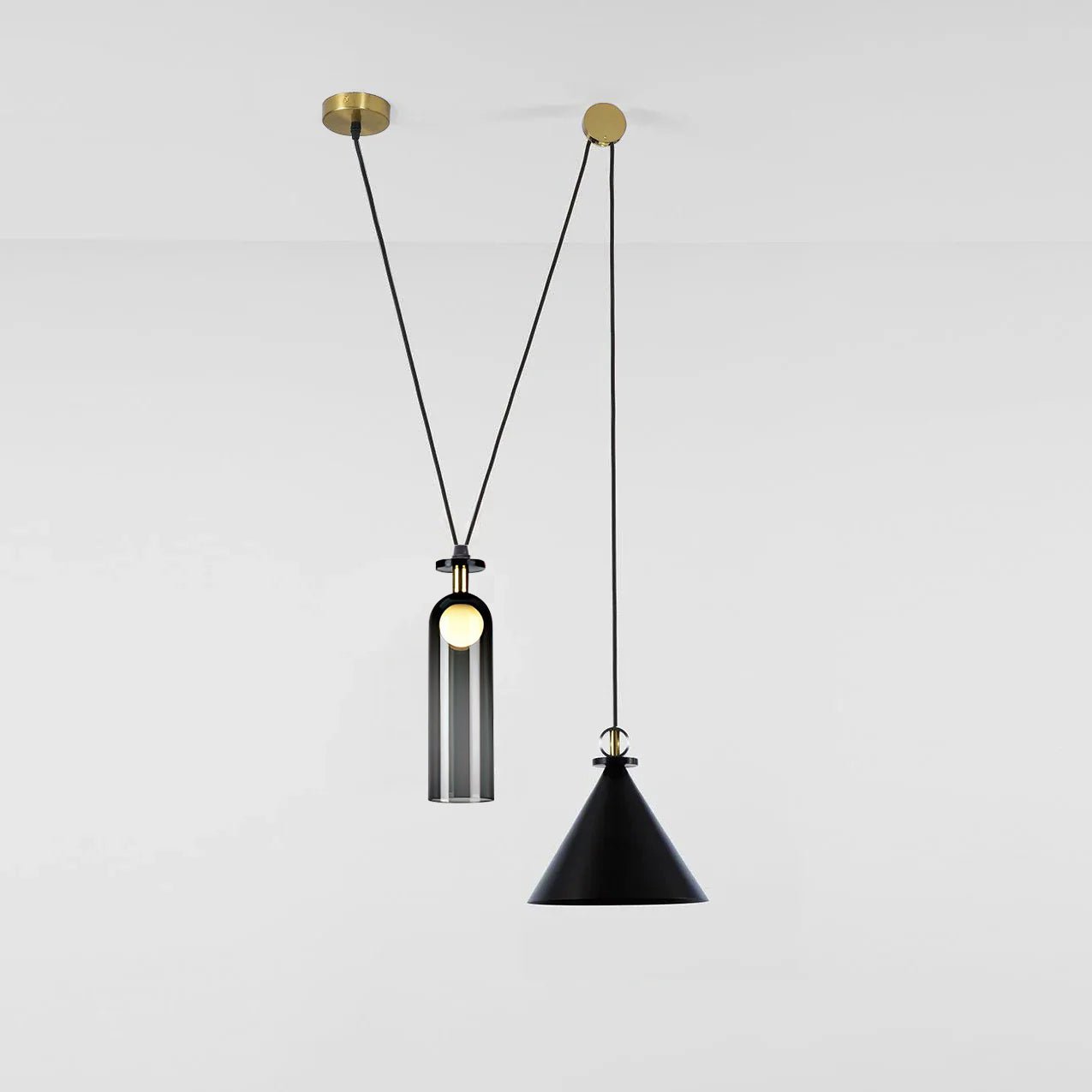 Lustra Chandelier Geometric Shape Art - Letslighting