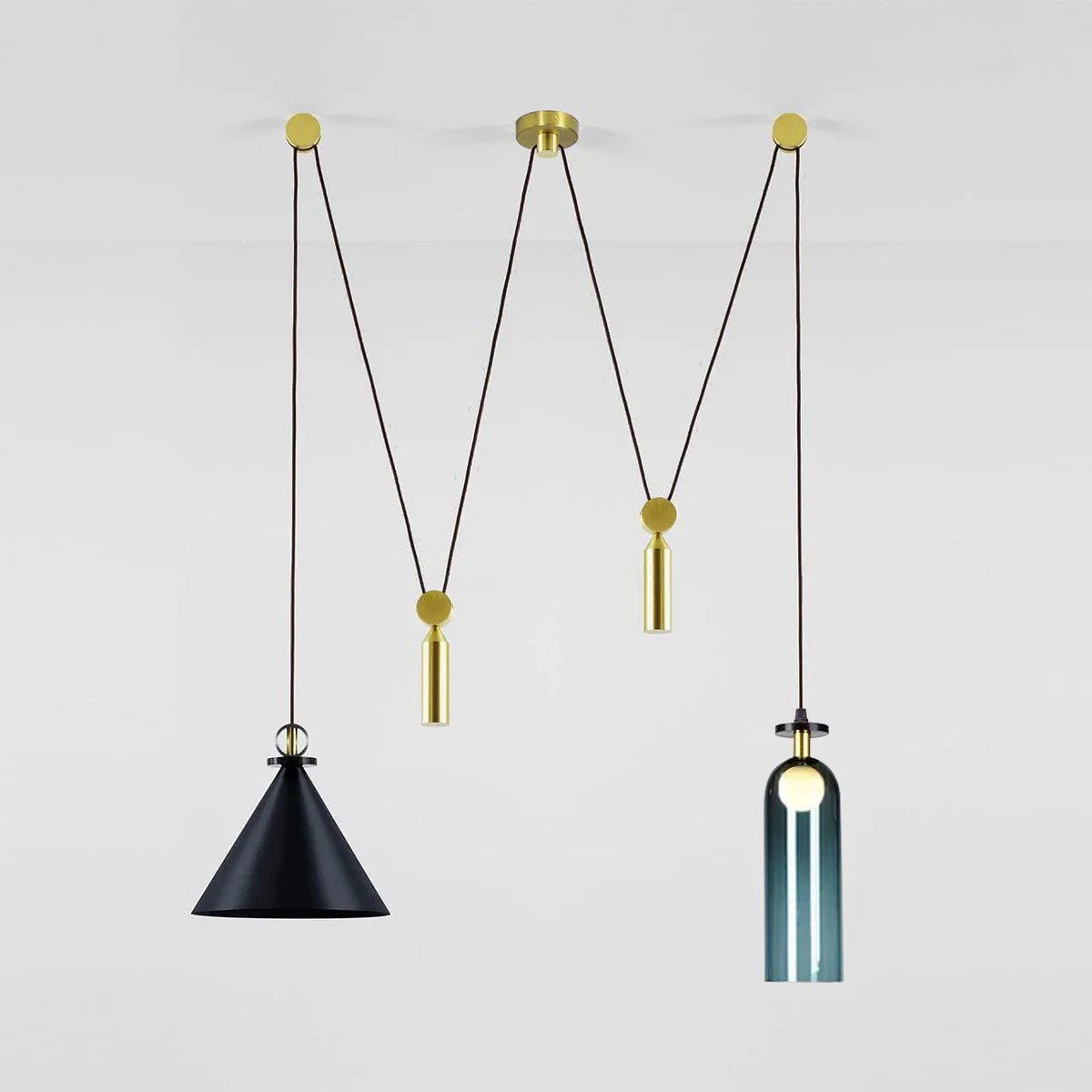 Lustra Chandelier Geometric Shape Art - Letslighting