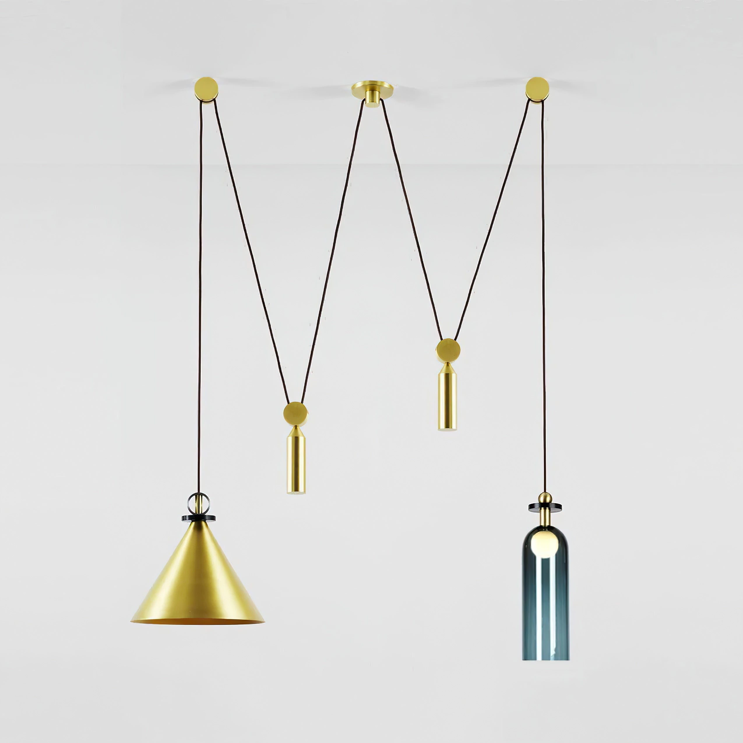 Lustra Chandelier Geometric Shape Art - Letslighting