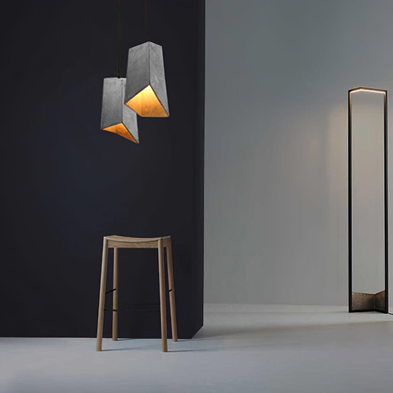 Geo Industrial Cement Pendant Light - Letslighting