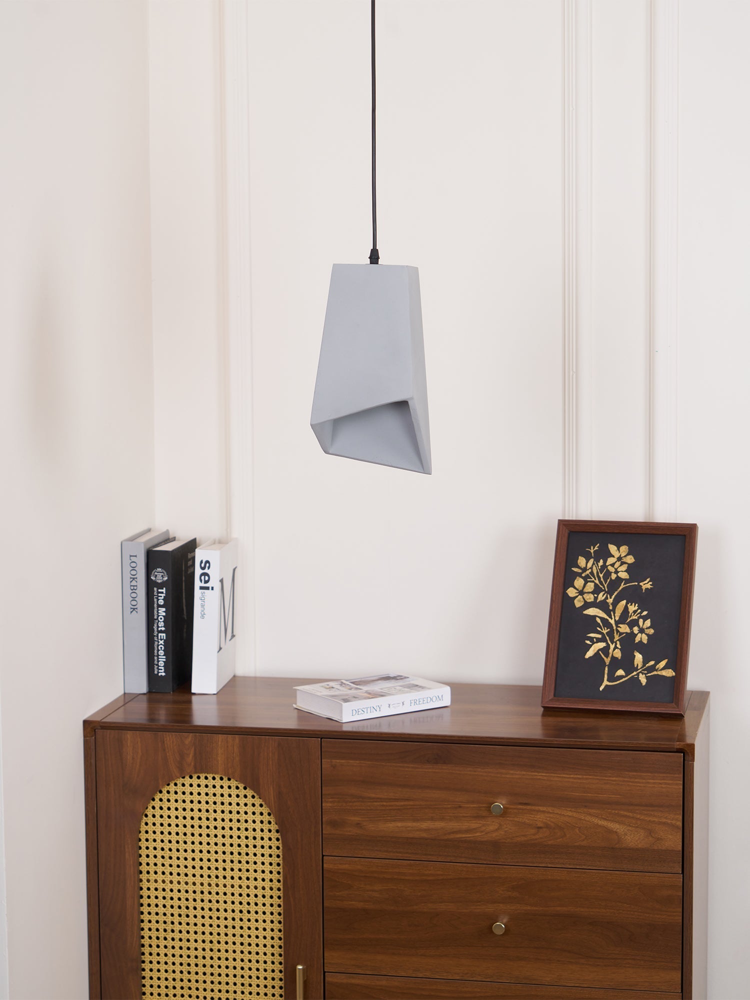 Geo Industrial Cement Pendant Light - Letslighting