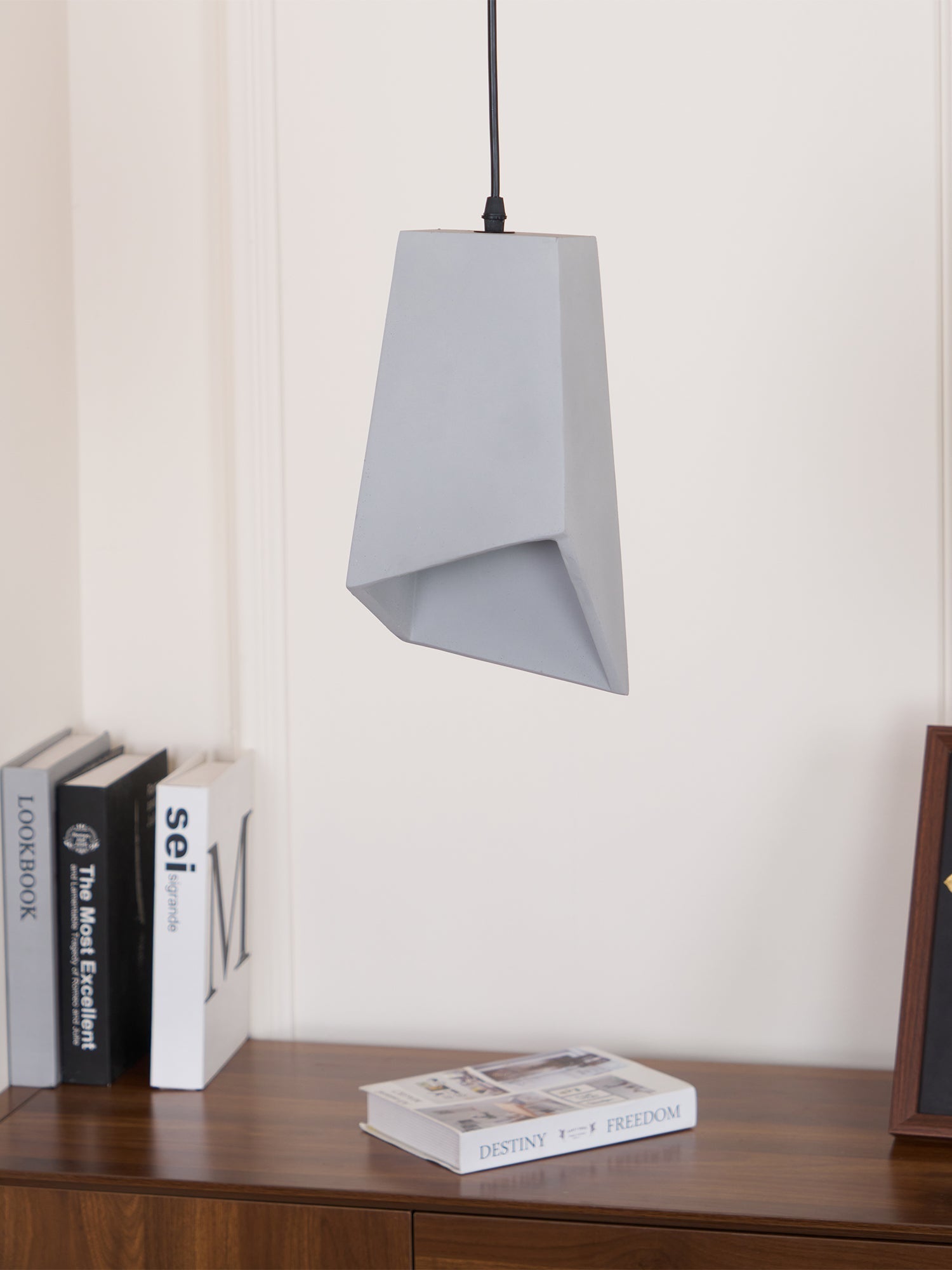 Geo Industrial Cement Pendant Light - Letslighting