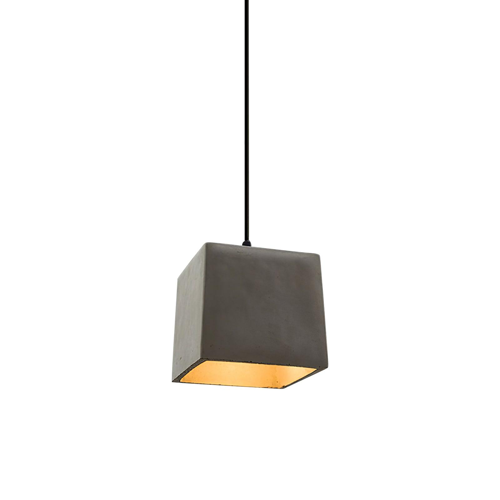 Geo Industrial Cement Pendant Light - Letslighting