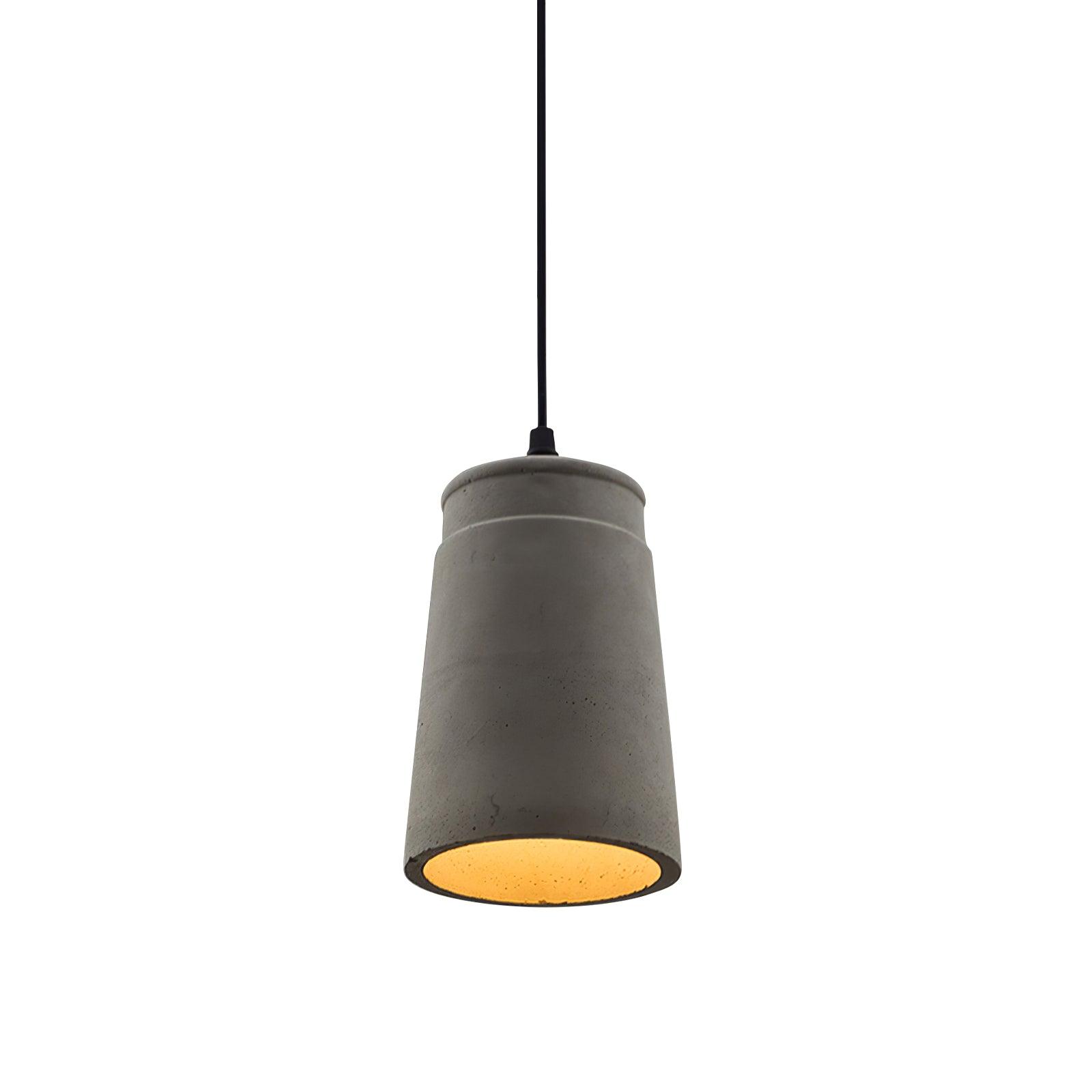 Geo Industrial Cement Pendant Light - Letslighting