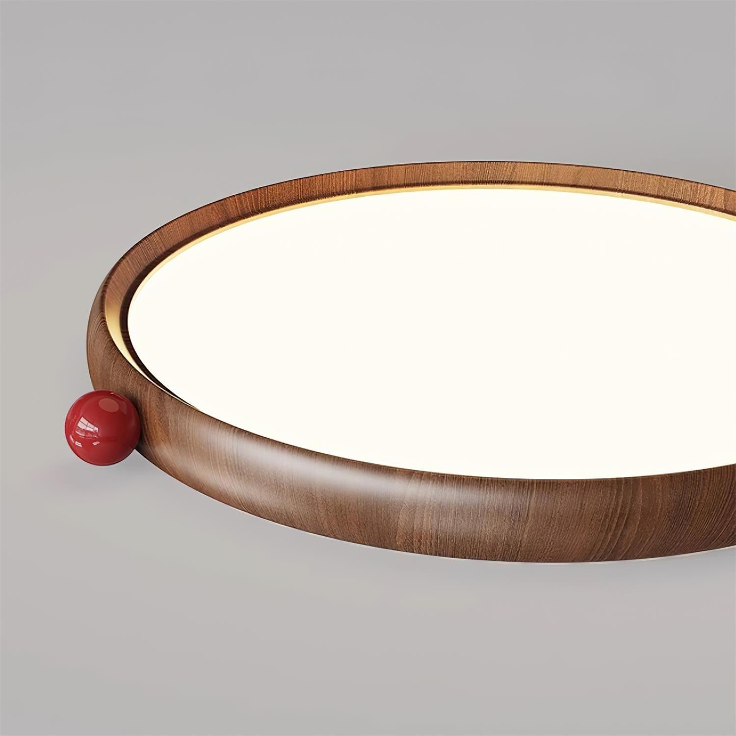 Geos Ceiling Light Wood LED Modern Minimalist - Letslighting