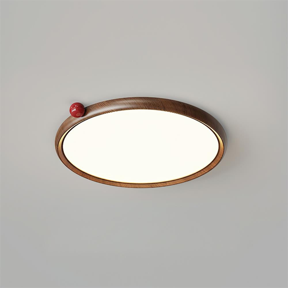 Geos Ceiling Light Wood LED Modern Minimalist - Letslighting